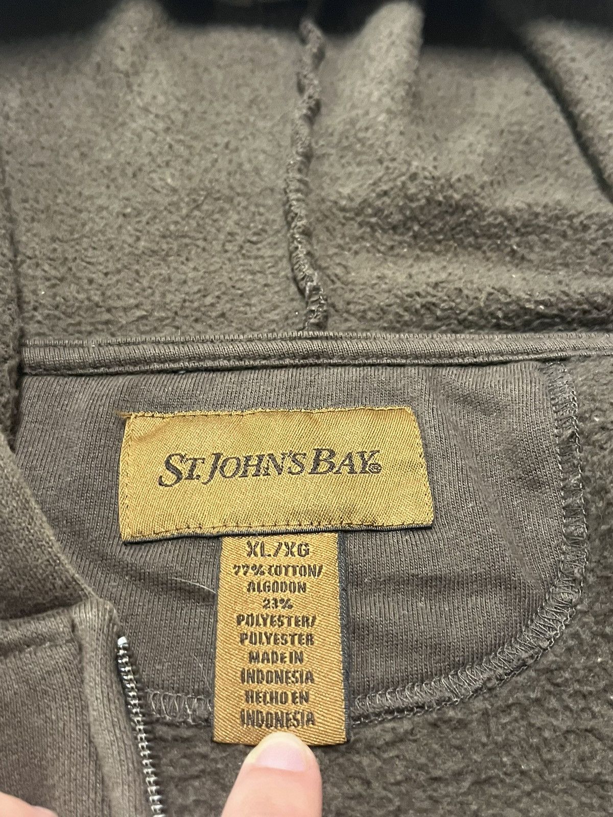 Russell Athletic × Vintage Mocha brown vintage blank zip up sweatshirt earthtone hype Size US XL / EU 56 / 4 - 5 Thumbnail