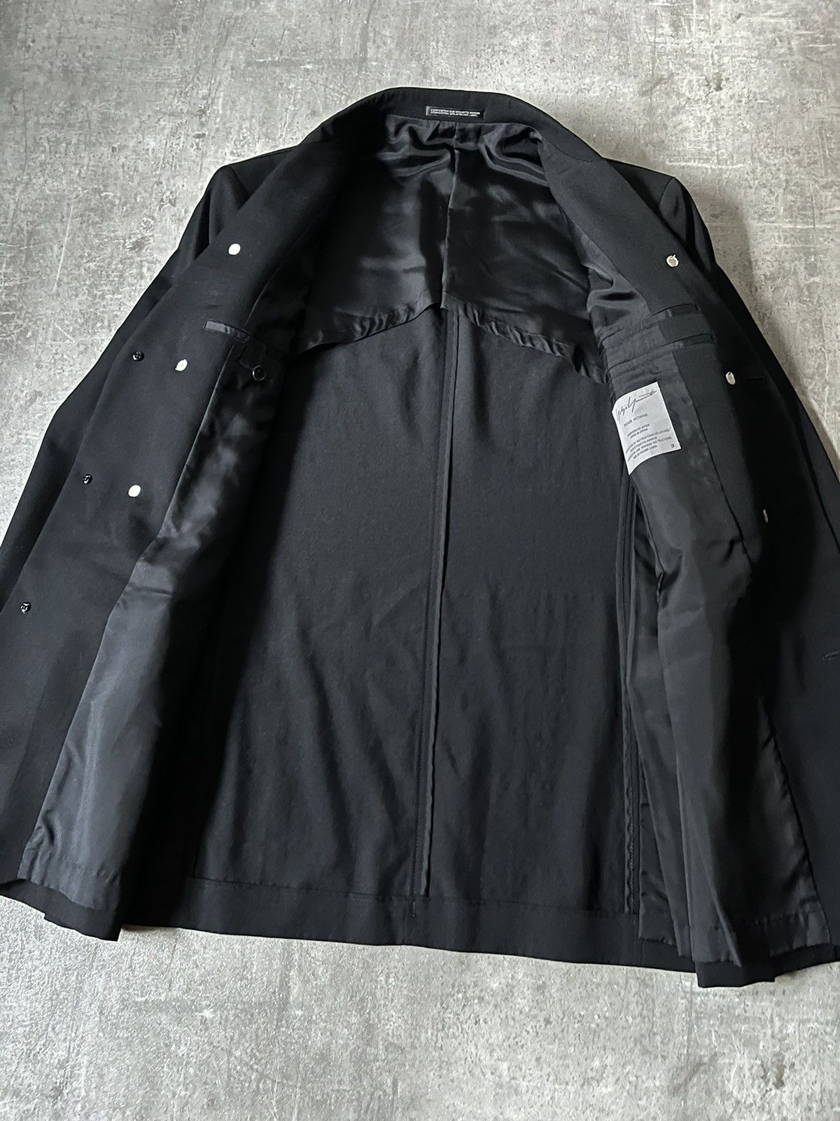 Yohji Yamamoto Vintage Yohji Yamamoto runway black blazer very rare Size US M / EU 48-50 / 2 - 10 Thumbnail