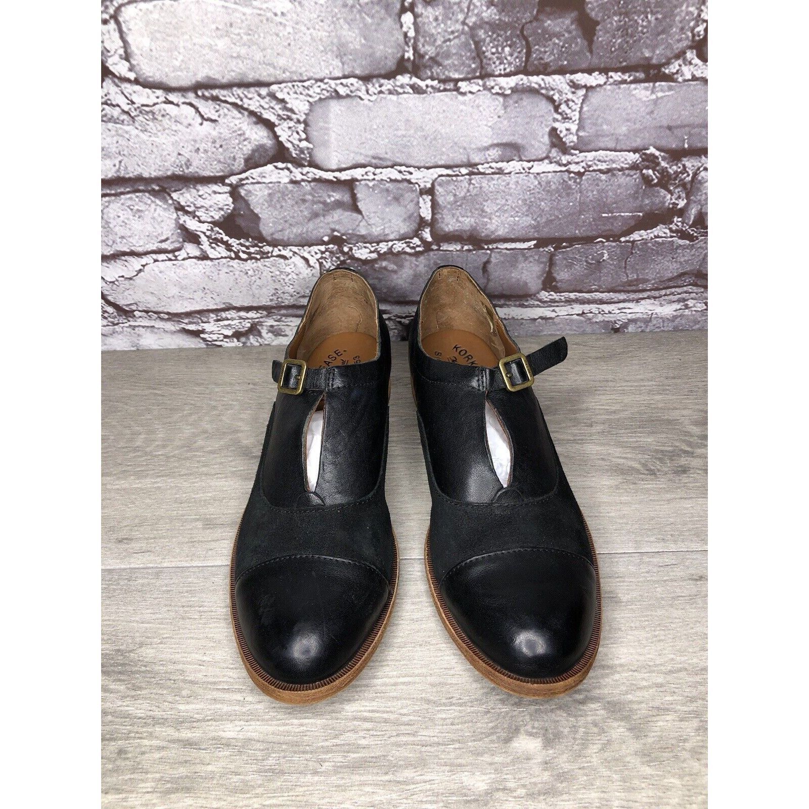 Cap Toe Kork Ease Niseda Kork-Ease Niseda Rum Brown Leather