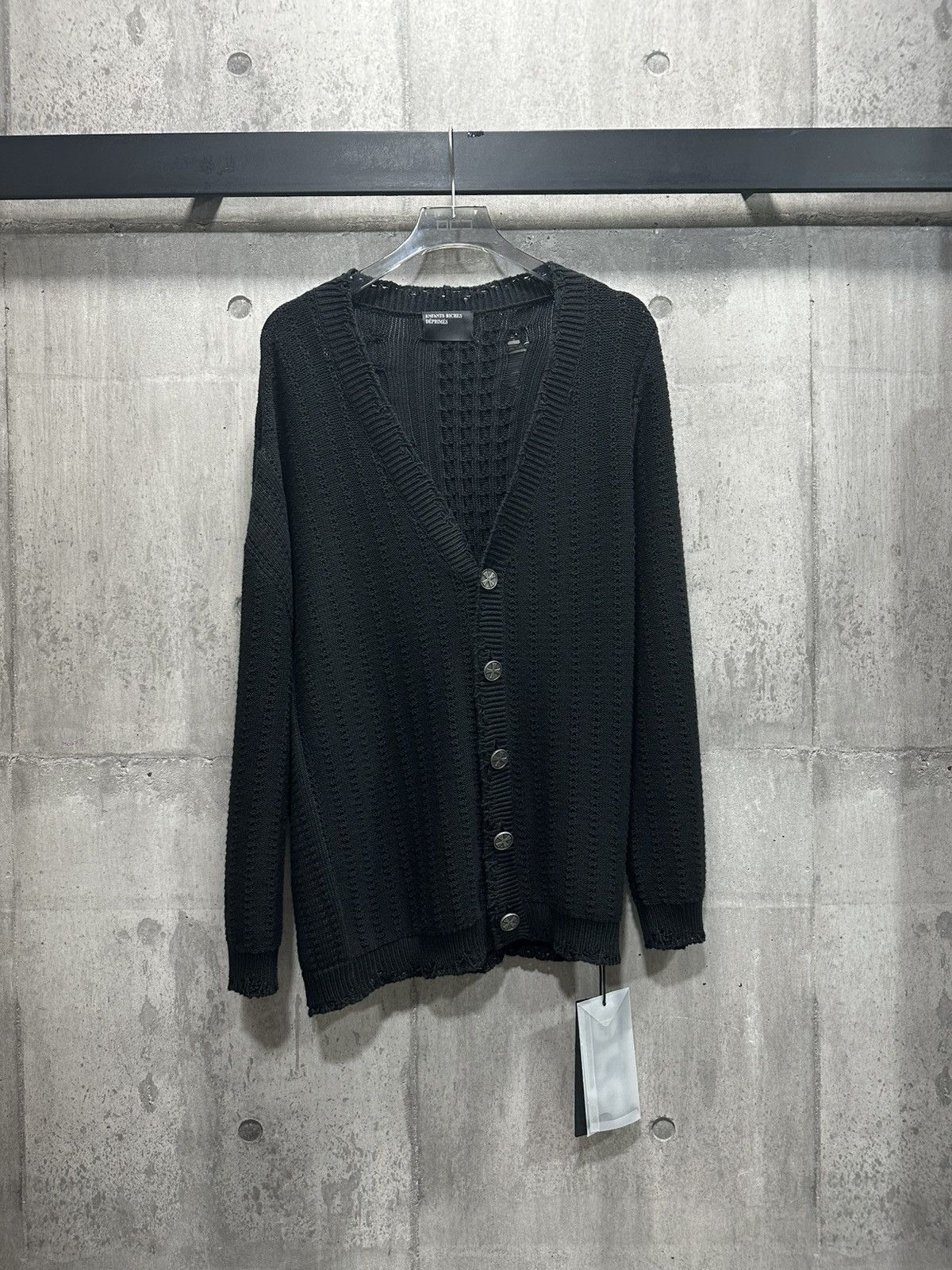 Enfants Riches Deprimes ERD Asymmetrical Knit Cardigan Size US S / EU 44-46 / 1 - 1 Thumbnail