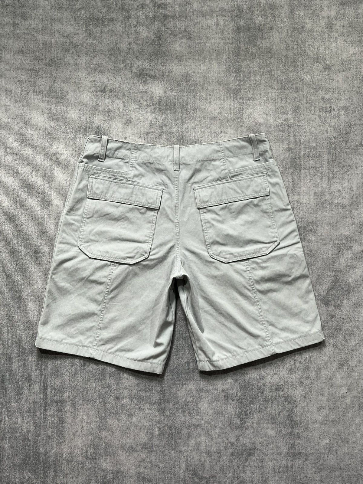 Armani Exchange × Vintage Armani Exchange Vintage ripstop shorts light grey Size US 32 / EU 48 - 6 Thumbnail