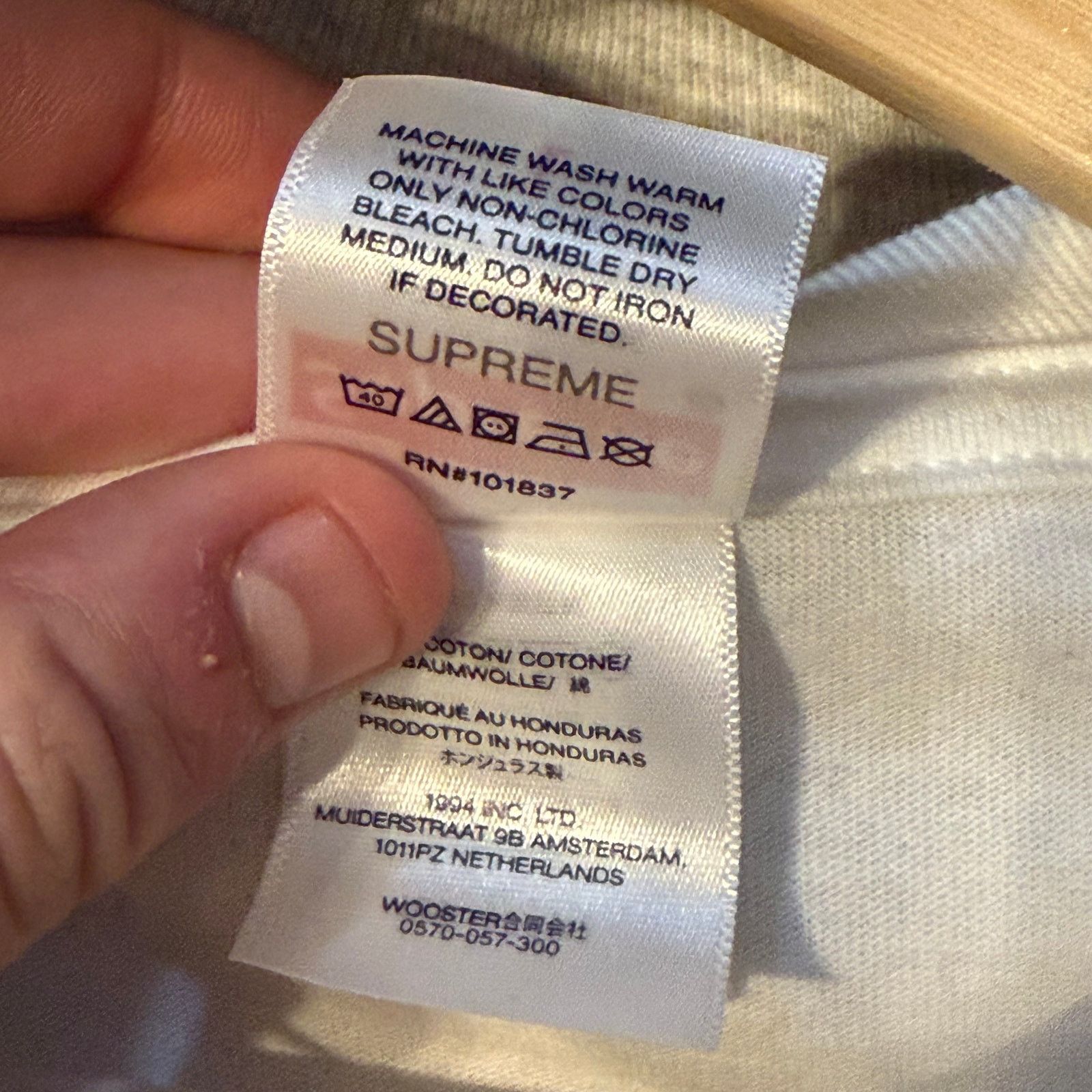 Supreme Supreme Split Logo T-Shirt Size US XL / EU 56 / 4 - 4 Thumbnail
