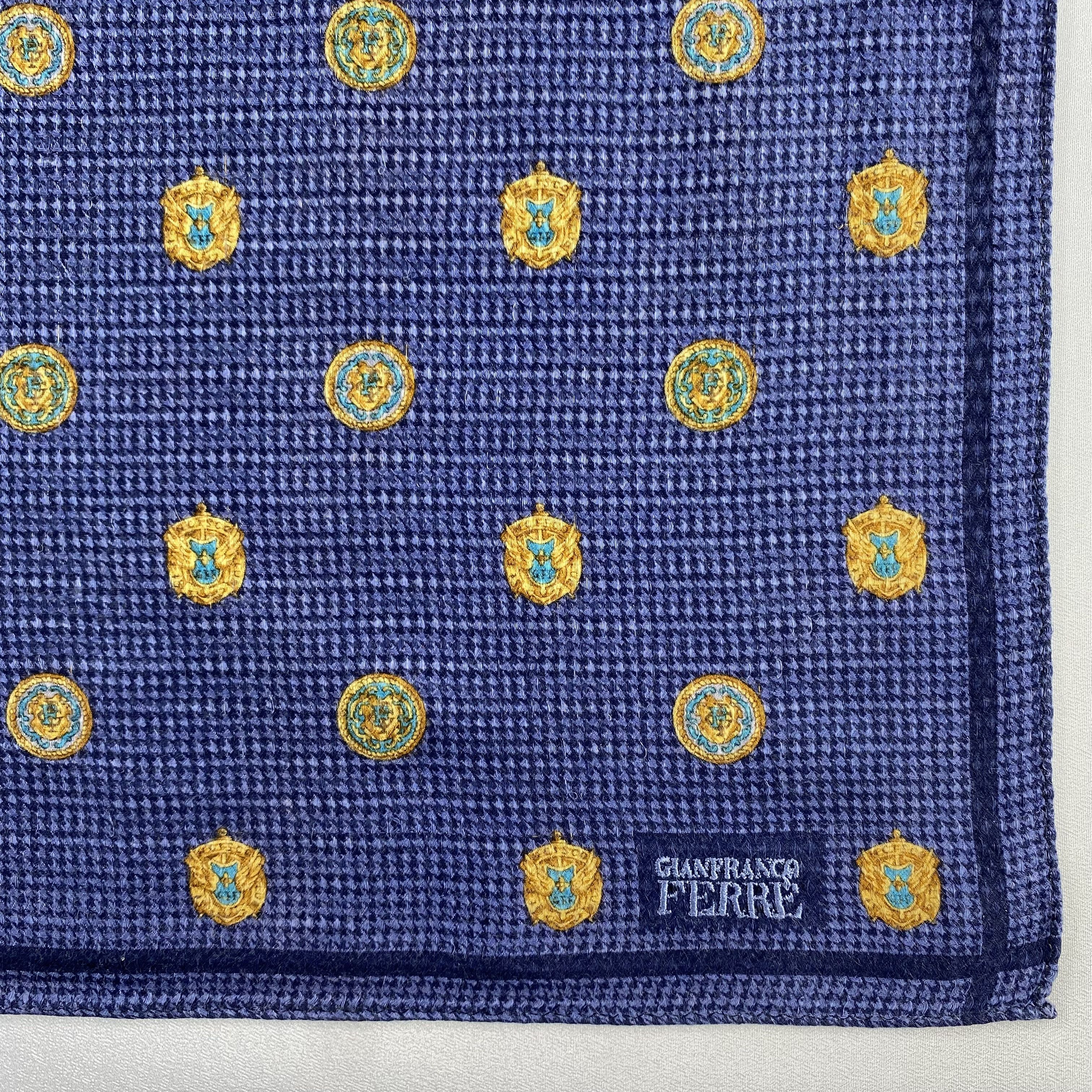 Gianfranco Ferre × Vintage Gianfranco Ferre Handkerchief / Neckerchief / Bandana-P1259 Size ONE SIZE - 3 Thumbnail