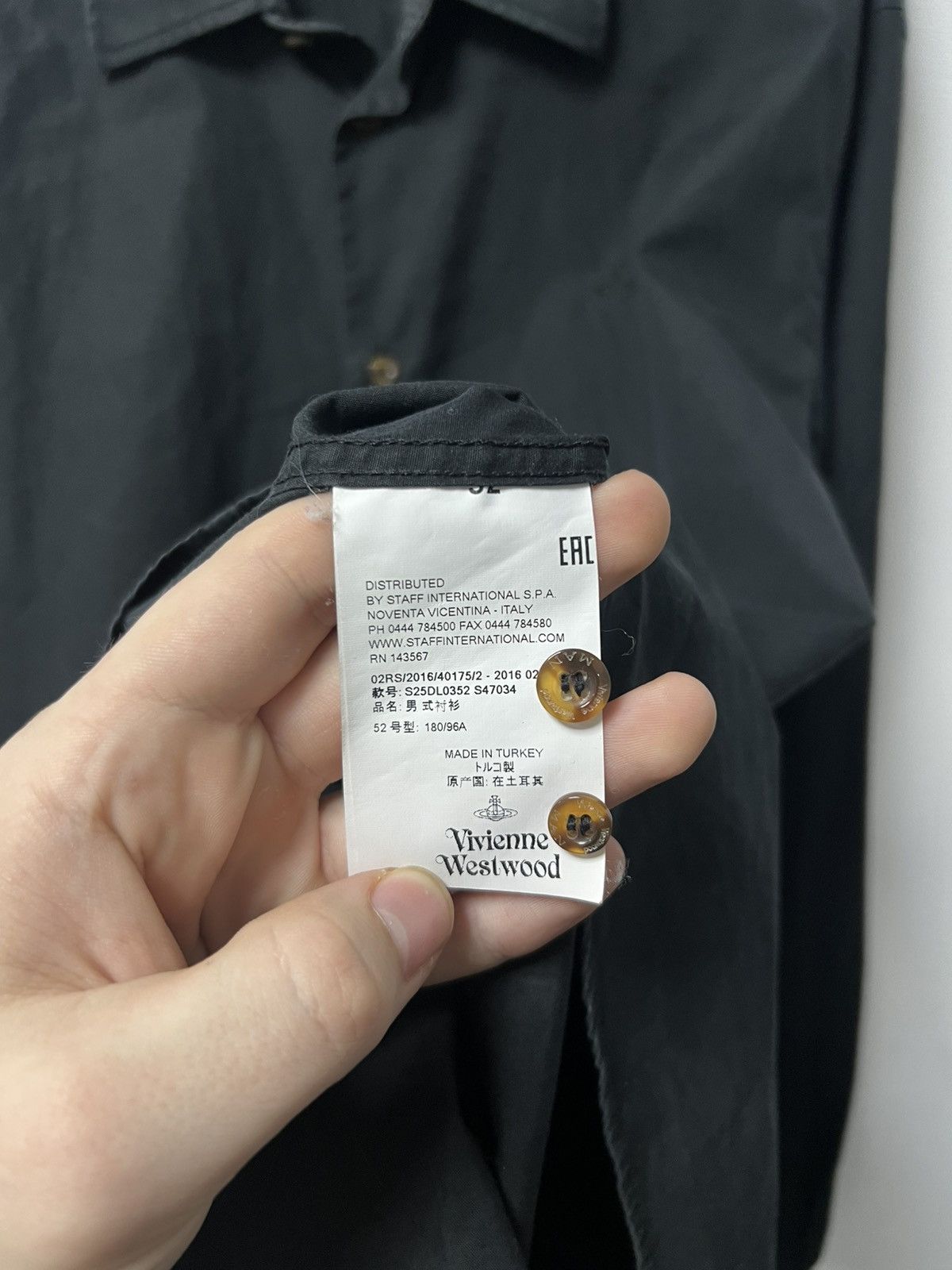 Vivienne Westwood Vivienne Westwood Shirt Button Up Long Sleeve Size US L / EU 52-54 / 3 - 8 Thumbnail