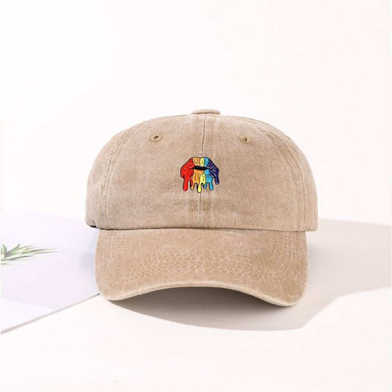 Other ⭐Cartoon Rainbow Lip Melting Enamel Pin Colorful Badge Brooc Size ONE SIZE - 7 Thumbnail
