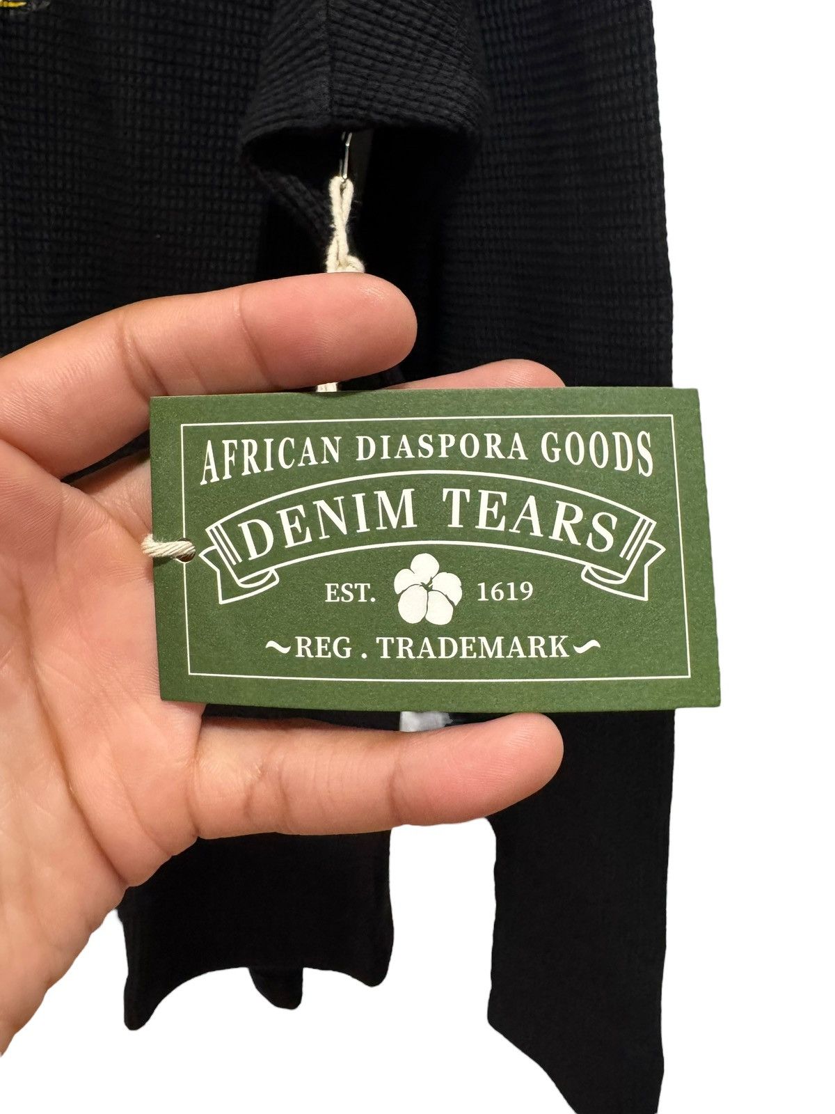 DENIM TEARS Denim Tears Cherub Long Sleeve Thermal Black Size US S / EU 44-46 / 1 - 4 Thumbnail