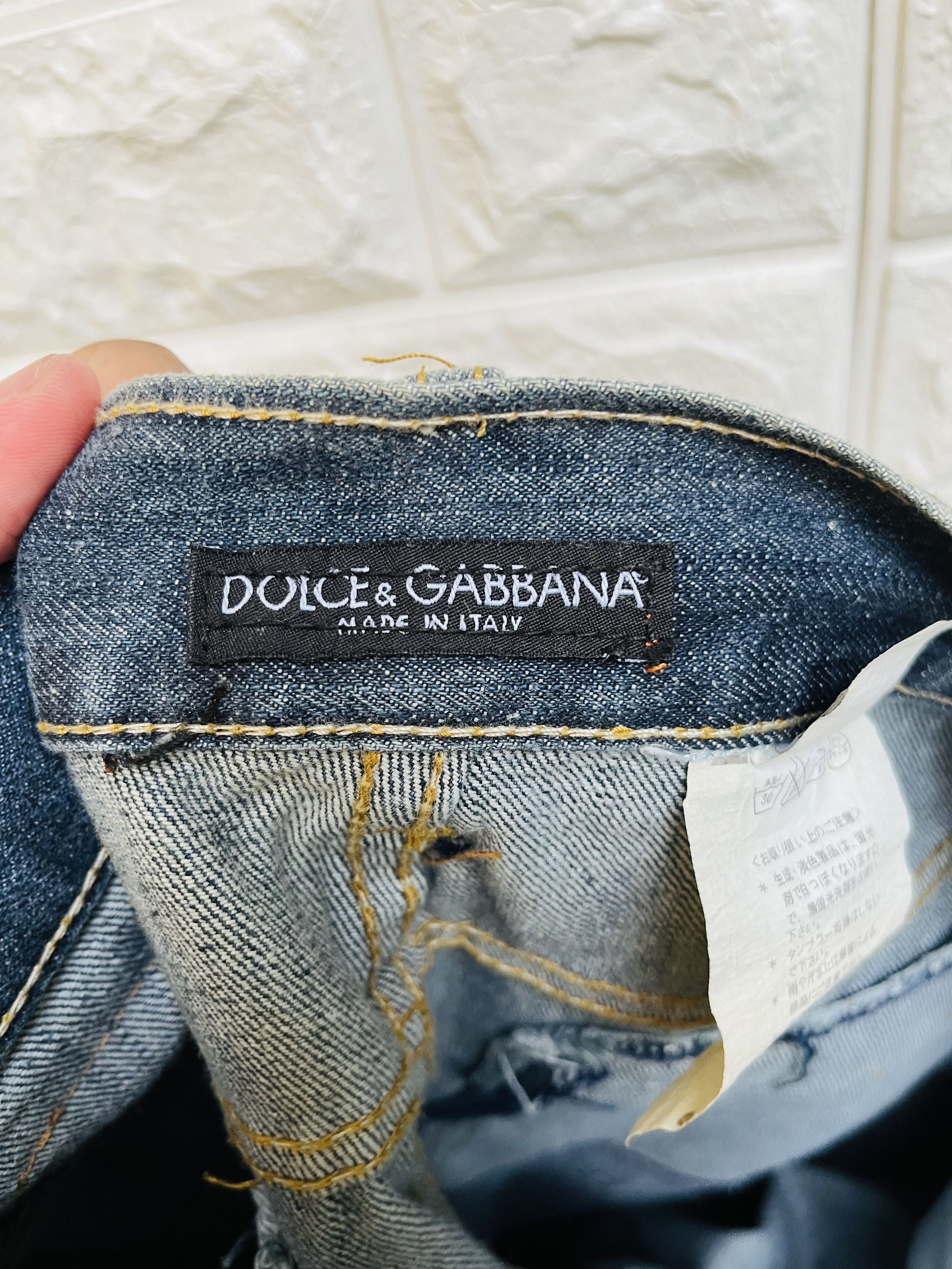 Dolce & Gabbana Vintage Dolce & Gabbana Distressed Designer Fashion Style Size US 35 - 12 Thumbnail