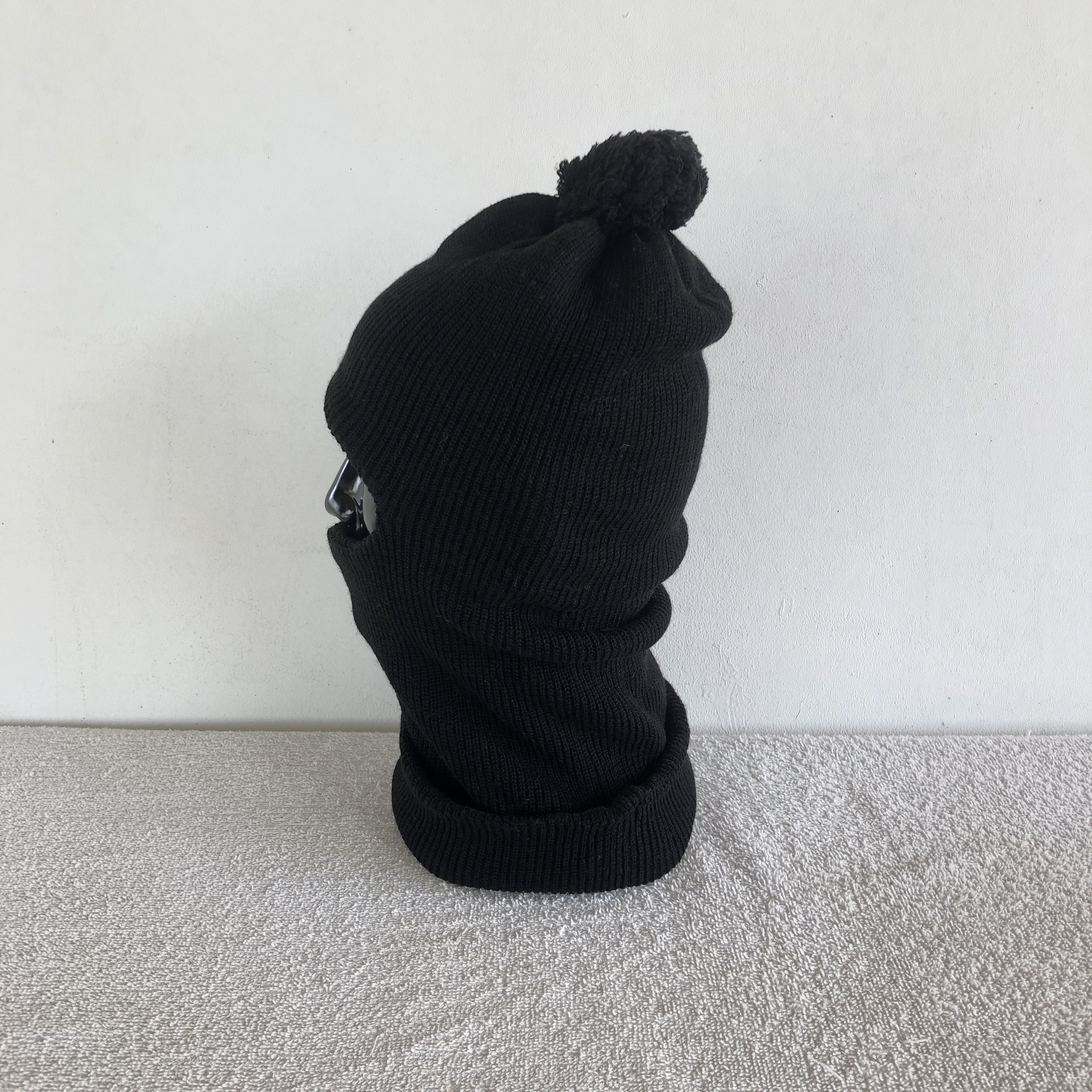 Japanese Brand Vintage Y2K Balanclava Beanie Pom Pom Knit Snow Caps Hats Size ONE SIZE - 4 Thumbnail
