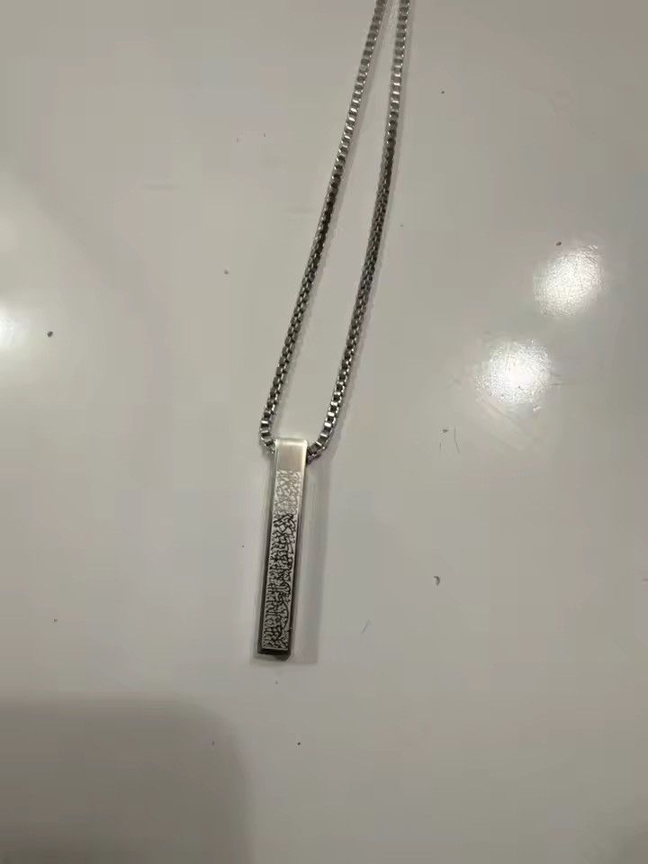 Jewelry Silver Bar Necklace Size ONE SIZE - 4 Thumbnail