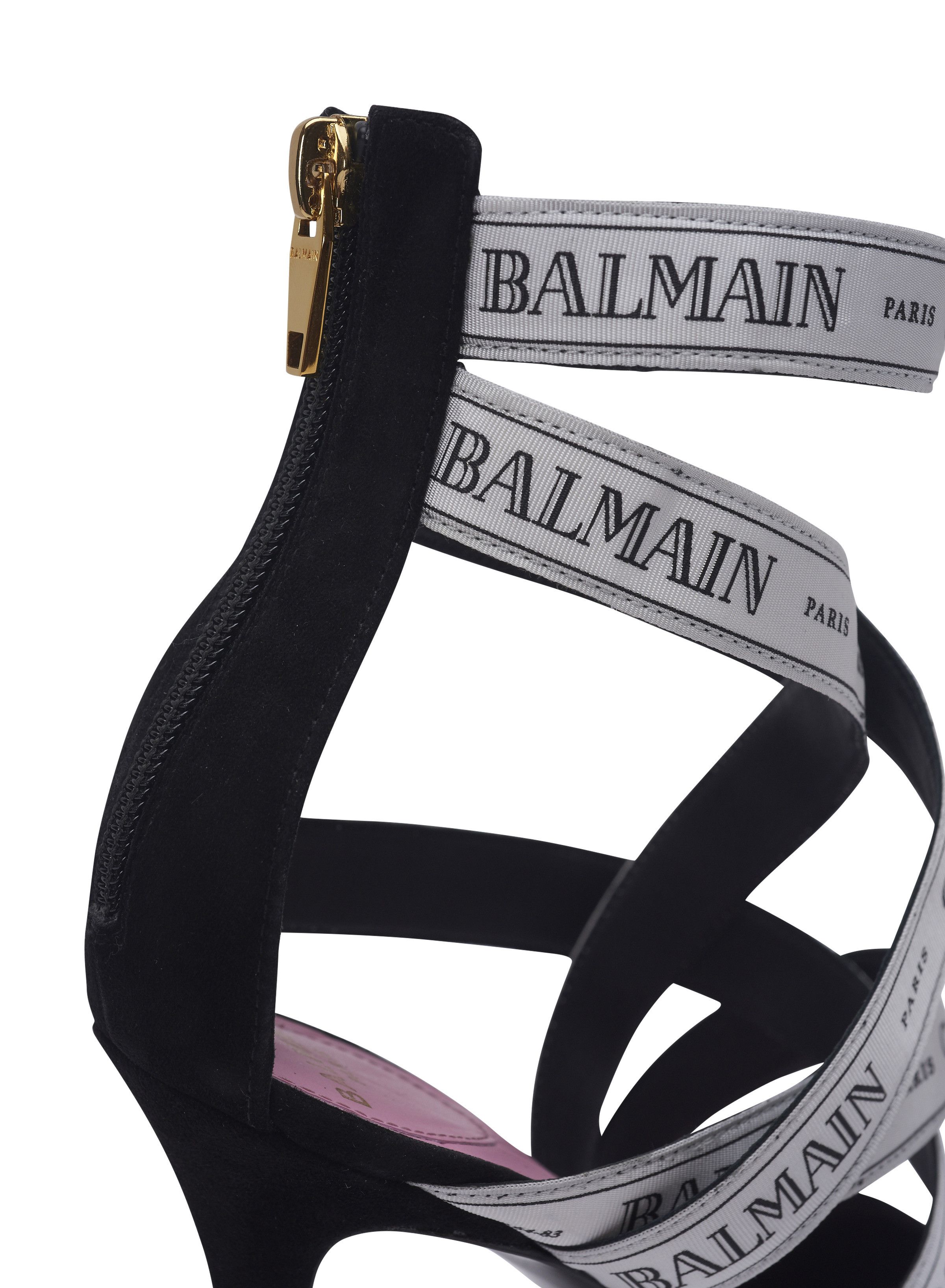 Balmain o1s1wg111225 Couture Ribbon Pumps in Black Size US 8 / IT 38 - 5 Thumbnail