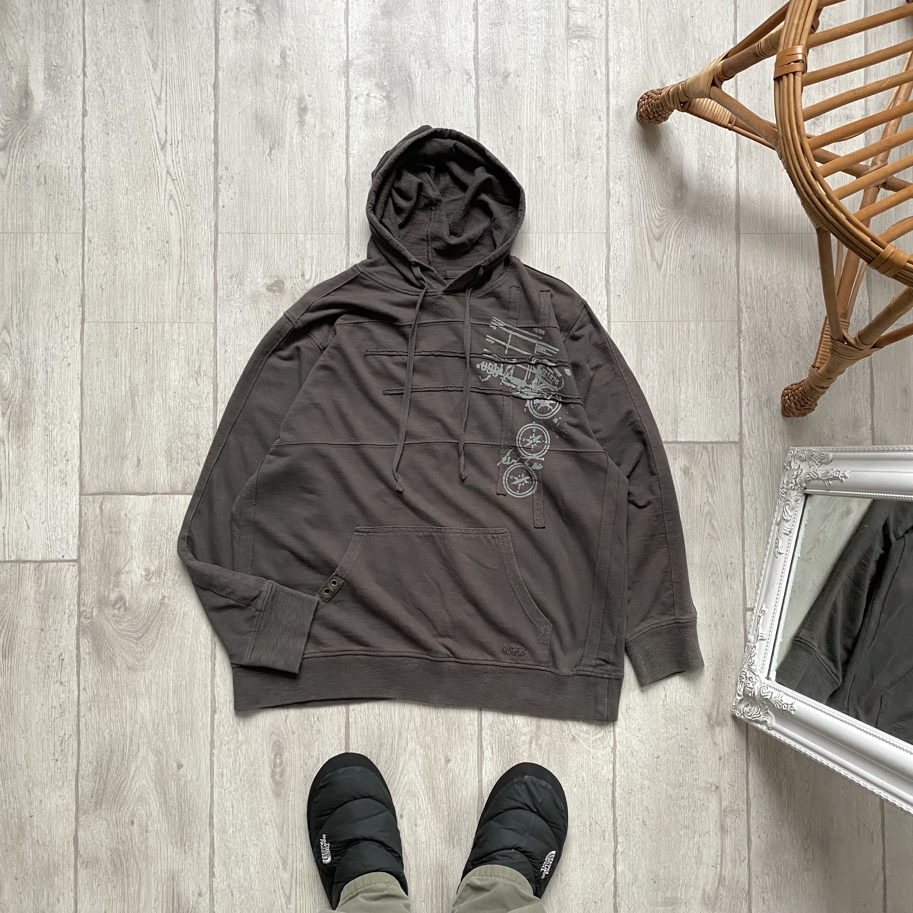 If Six Was Nine Vintage Faded Japanese style hoodie Y2K patchwork opium Size US M / EU 48-50 / 2 - 1 Thumbnail
