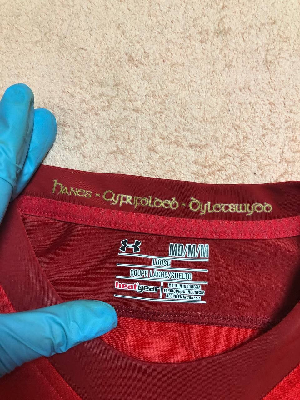Under Armour WRU Wales National Rugby Under Armour Team Shirt Jersey Size US M / EU 48-50 / 2 - 2 Thumbnail
