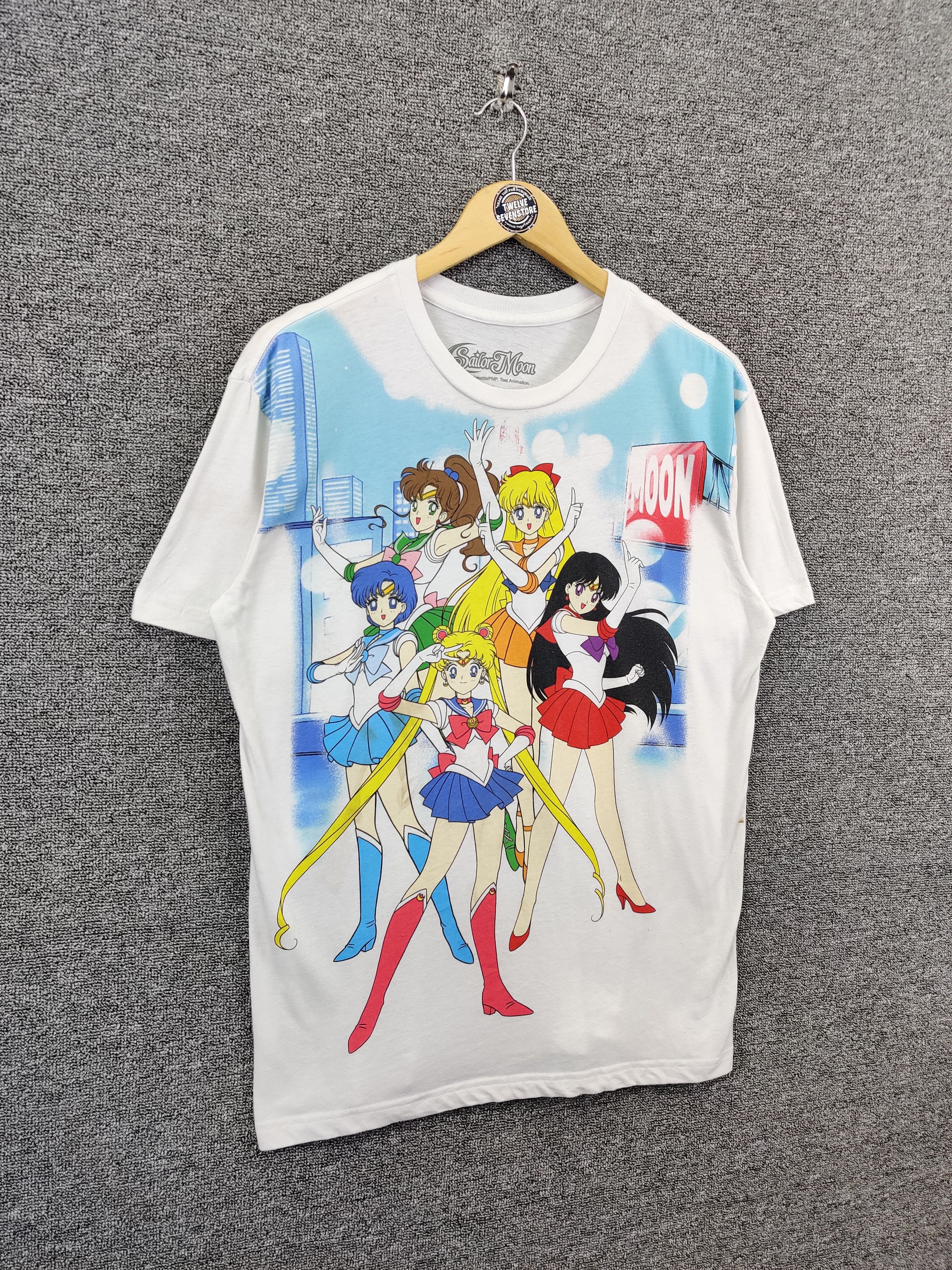 Anime Vintage Sailormoon Cartoon Anime Tee Tshirt Size US M / EU 48-50 / 2 - 5 Thumbnail