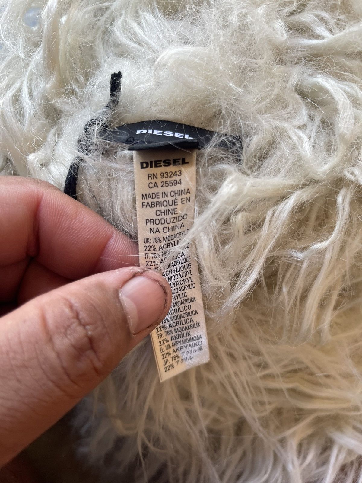 Diesel Diesel Faux Fur SCARF Size ONE SIZE - 8 Thumbnail