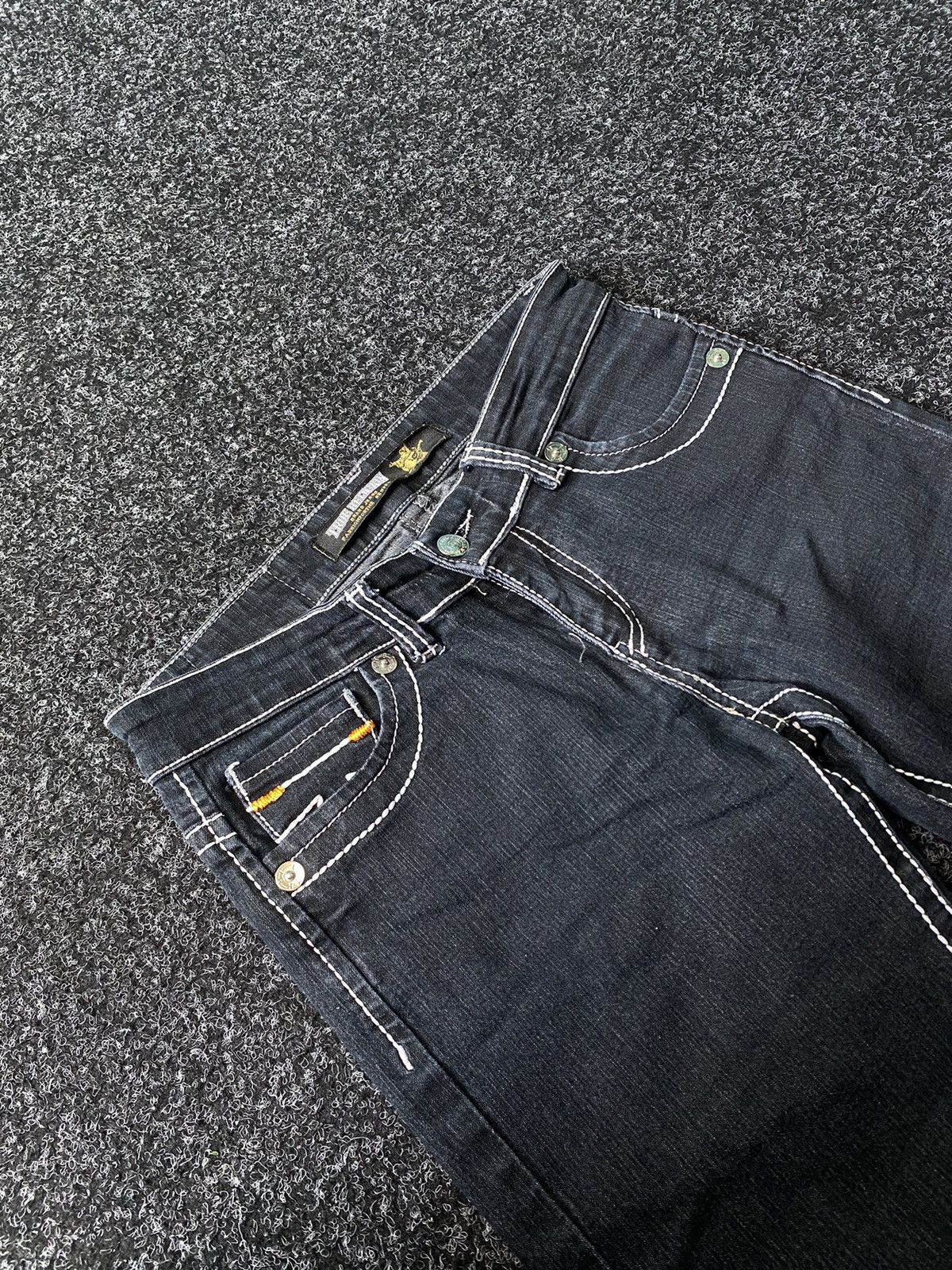 True Religion Vintage Flare True Religion Wide Leg Faded Wash Denim Size 29" - 7 Thumbnail