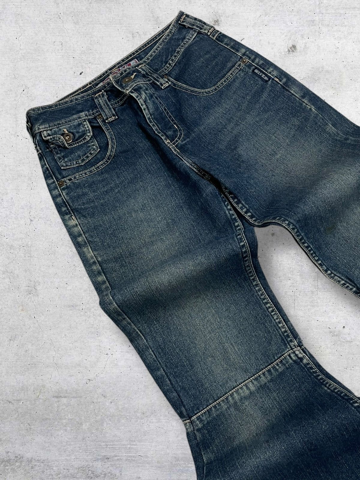 Japanese Brand VINTAGE SILVER CLOTHING COMPANY DESIGNER 90S BOOTCUT DENIM Size US 26 / EU 42 - 7 Thumbnail