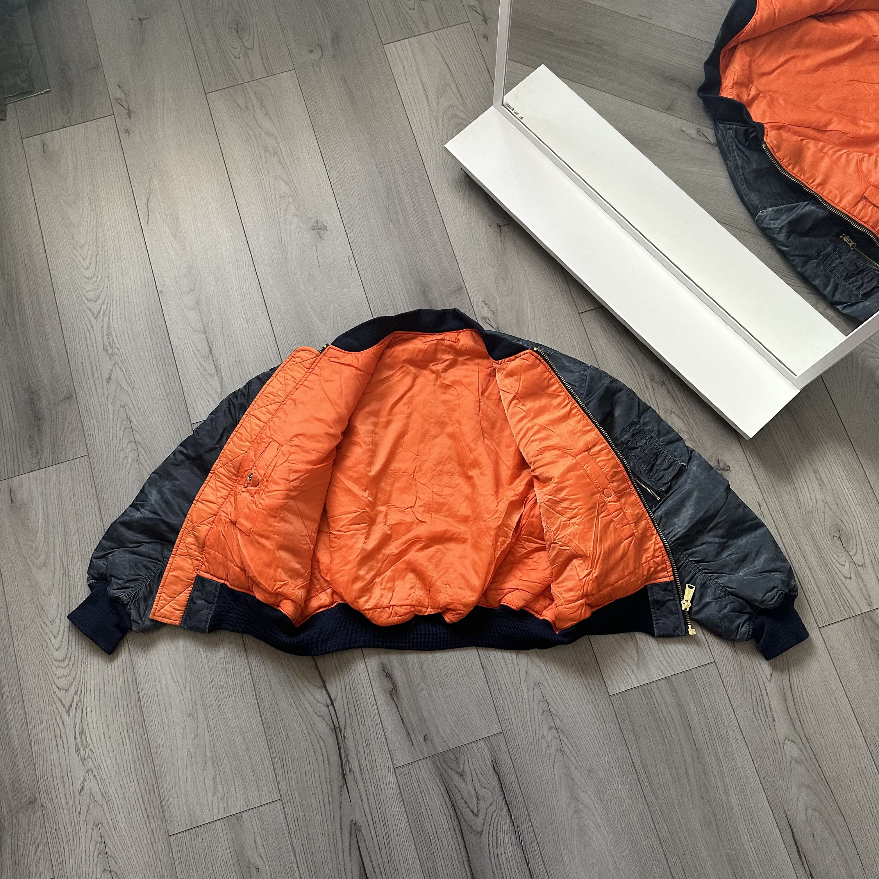 Japanese Brand × Vintage Garment Dyed Nylon Avant Garde Bomber Jacket Vintage y2k Size US L / EU 52-54 / 3 - 7 Thumbnail