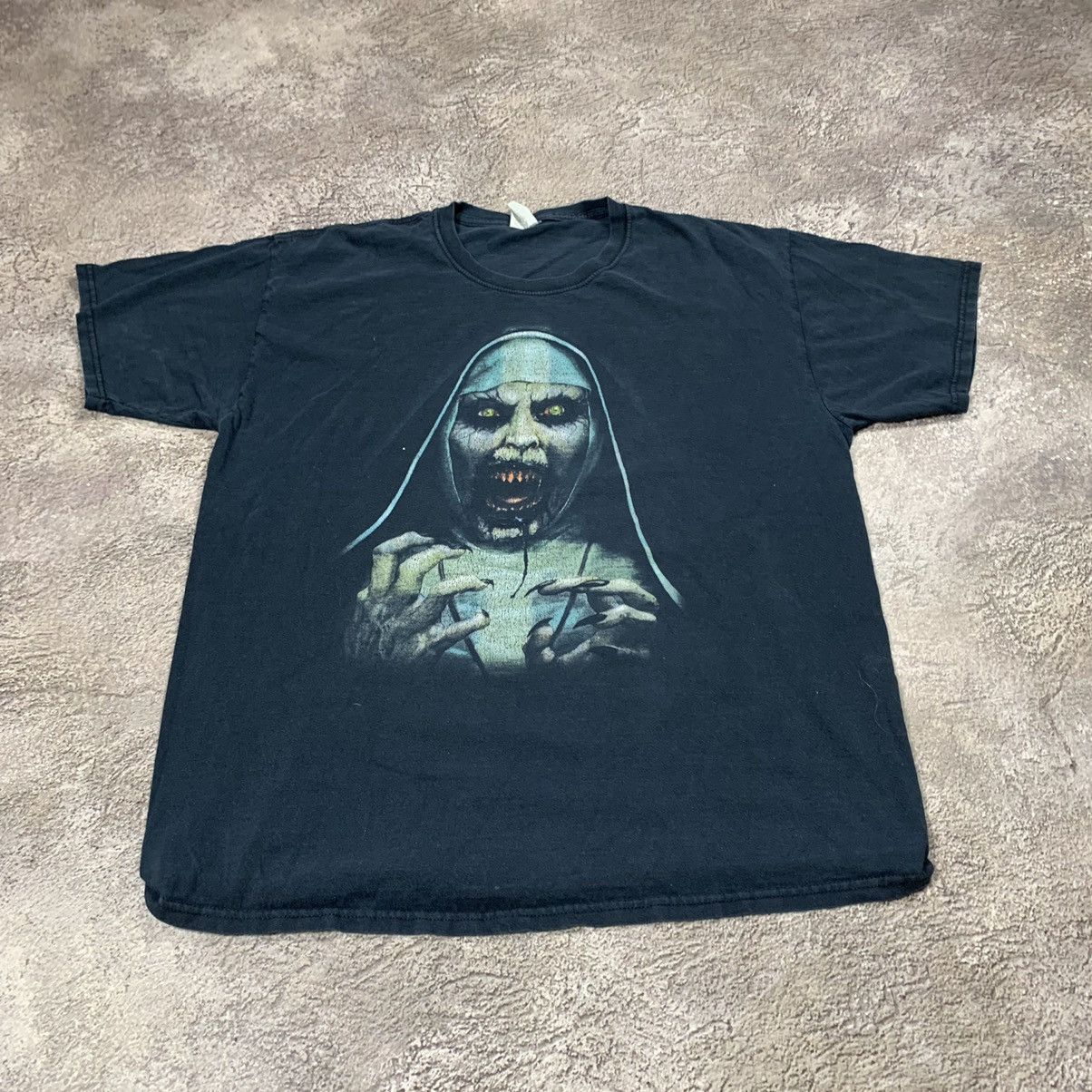 Vintage Vintage Y2K Horror Graphic Tee Sun Faded Grunge Dark Baggy L Size US L / EU 52-54 / 3 - 3 Thumbnail