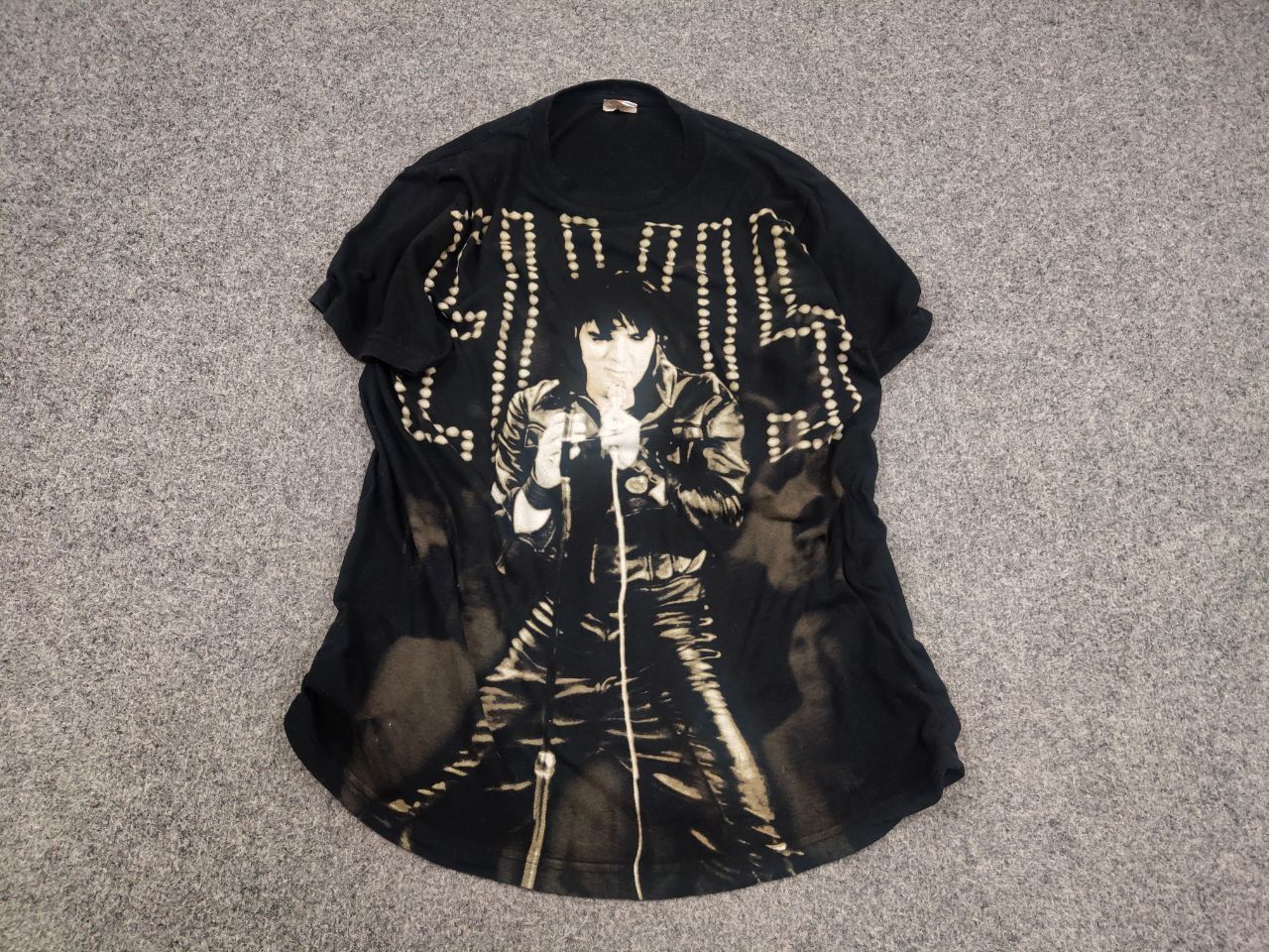 Vintage Vintage Elvis Presley all over print Black Shirt Size US M / EU 48-50 / 2 - 2 Thumbnail
