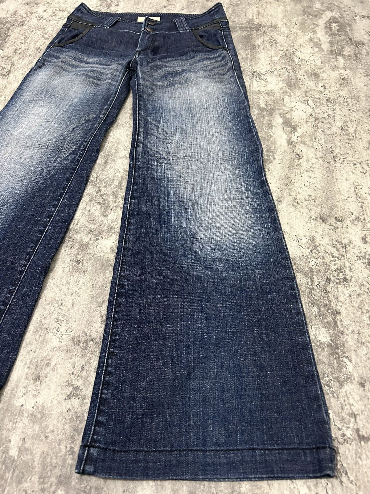If Six Was Nine × Japanese Brand × Tornado Mart irise Japan MudWash Flare Jeans Size US 29 - 5 Thumbnail