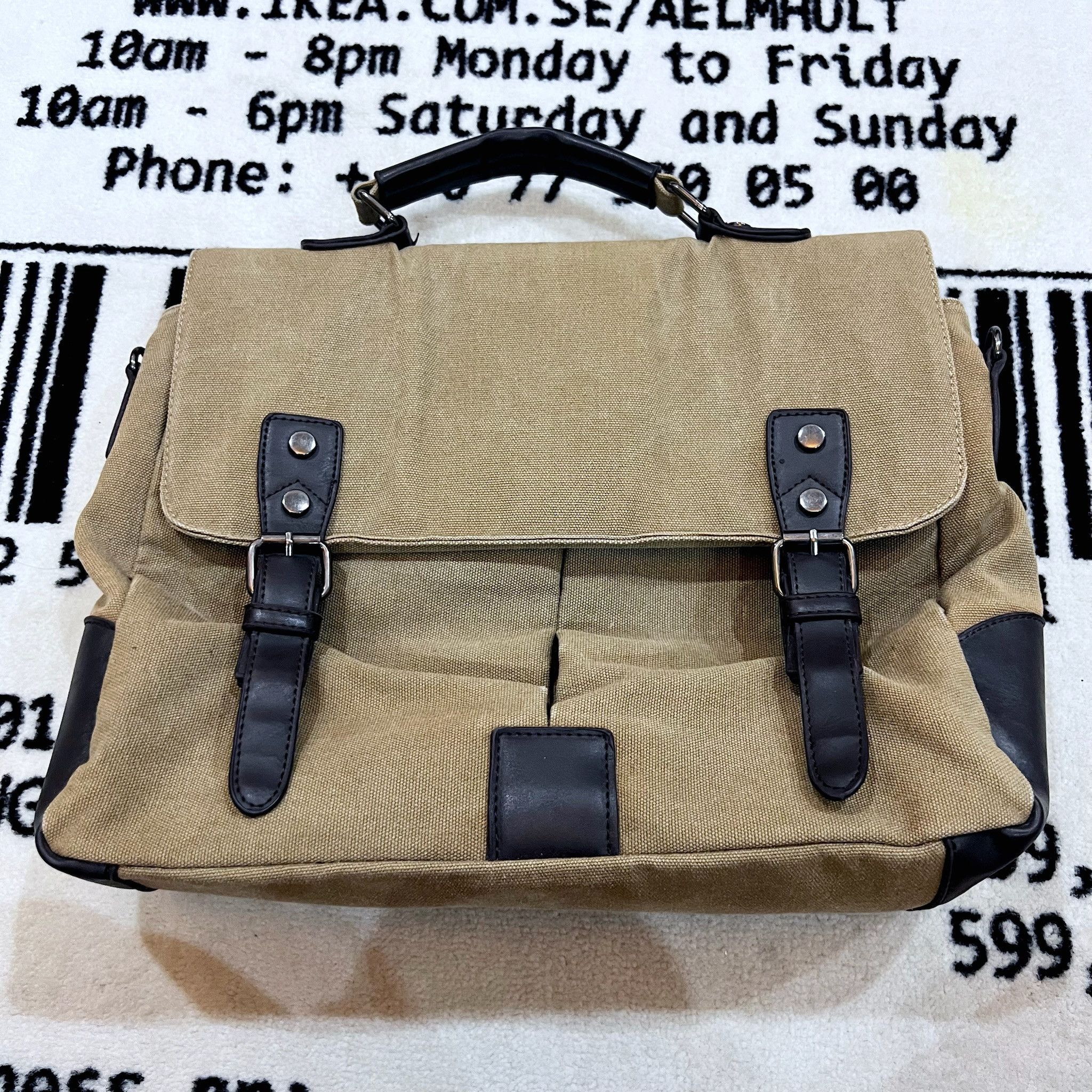 Other Vintage Boho Faux Leather Laptop Briefcase Messenger Bag Size ONE SIZE - 1 Thumbnail