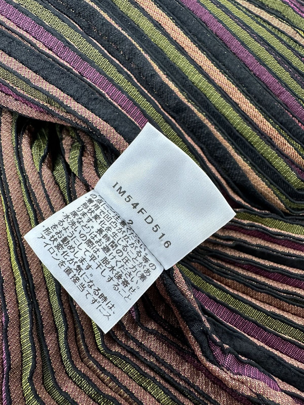 Issey Miyake Issey Miyake 3D Stretch Pleated Multi-Color Blazer Size XS / US 0-2 / IT 36-38 - 15 Thumbnail
