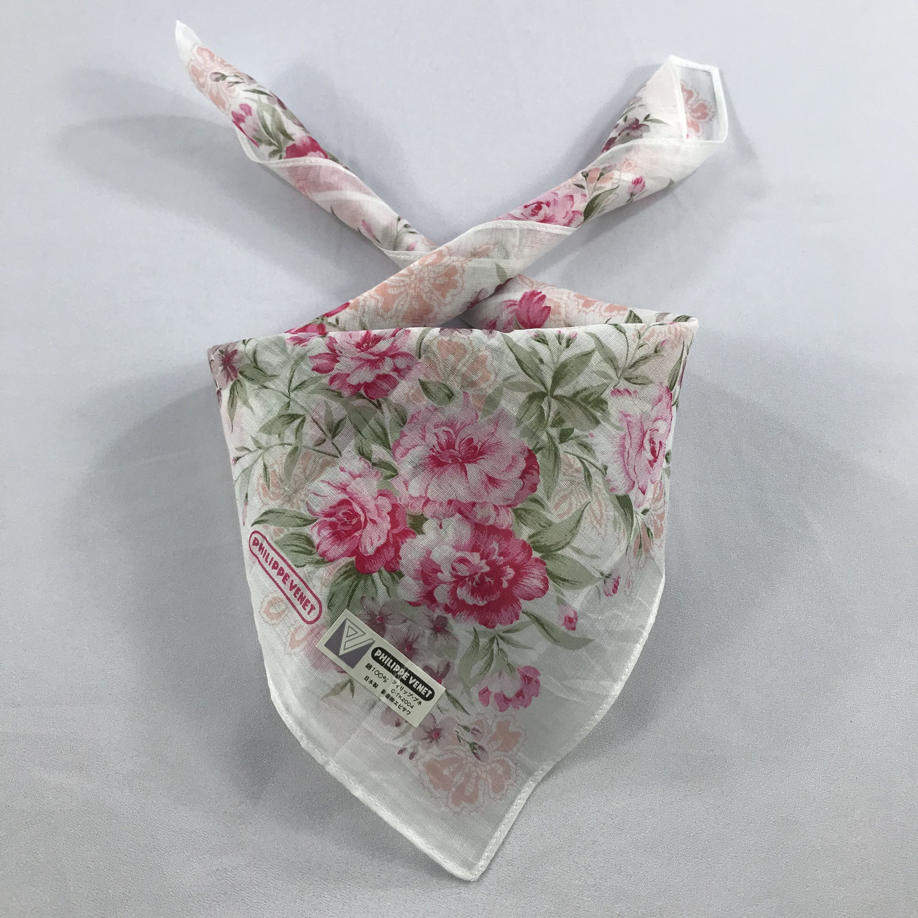 Vintage Philippe Venet Bandana / Handkerchief / Neckerchief - S2674 Size ONE SIZE - 3 Thumbnail