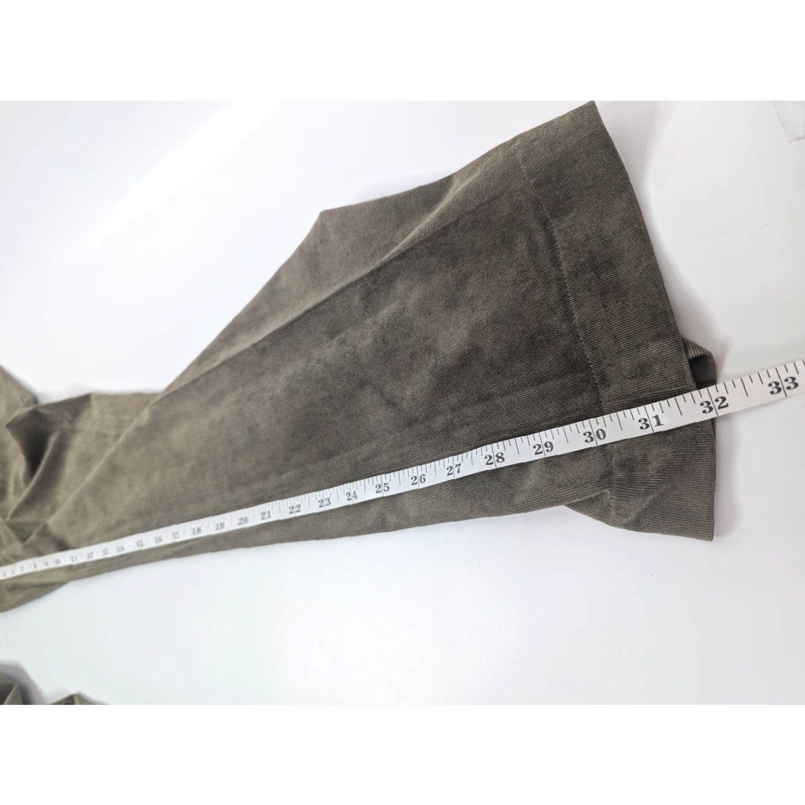 Coldwater Creek Coldwater Creek Womens Whisper Corduroy Tousers Pants Size 4 Olive Green Size 27" / US 4 / IT 40 - 5 Thumbnail