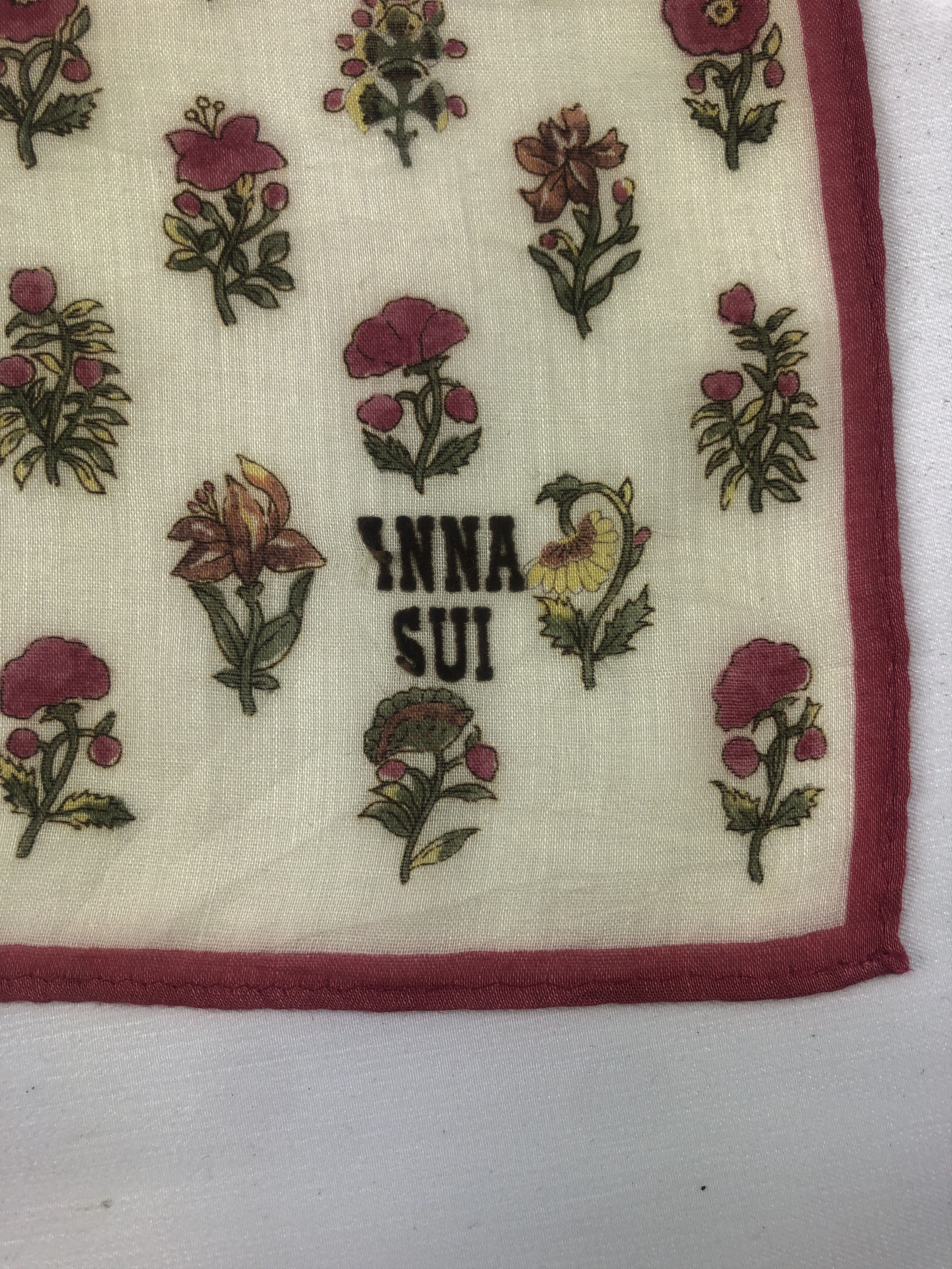 Anna Sui Anna Sui Handkerchief / Bandana / Neckerchief Size ONE SIZE - 5 Thumbnail