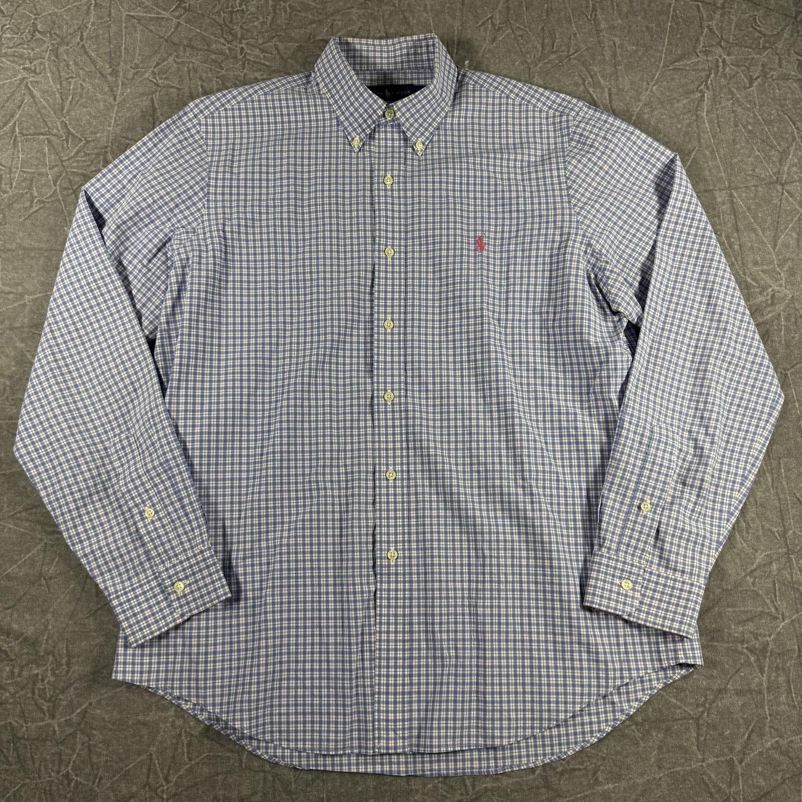 Polo Ralph Lauren Ralph Lauren Shirt Men's L Blue Pink Green Plaid Button Size US L / EU 52-54 / 3 - 2 Thumbnail