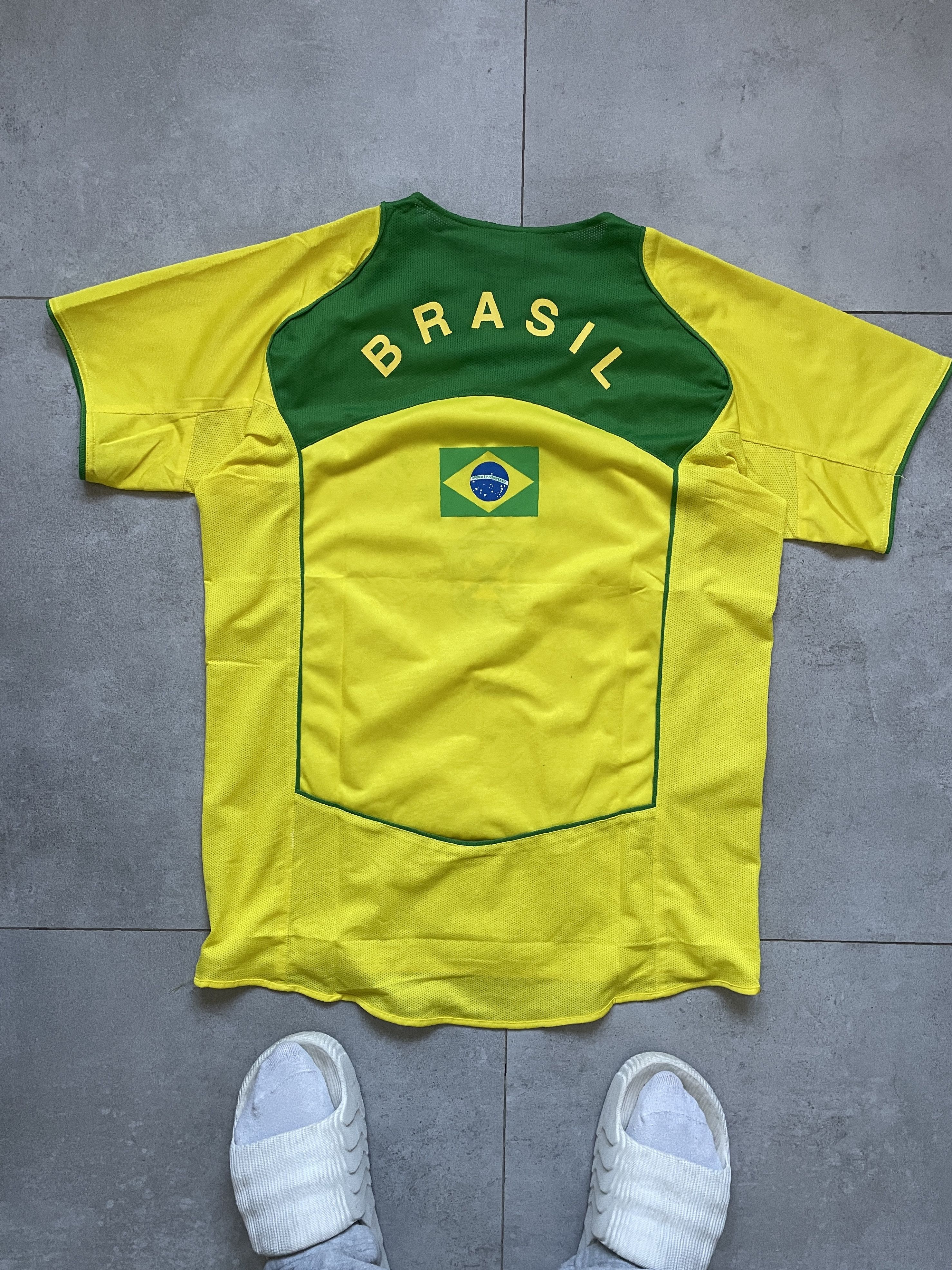 Vintage Y2K BRASIL BLOKECORE SOCCER JERSEY Size US L / EU 52-54 / 3 - 2 Thumbnail