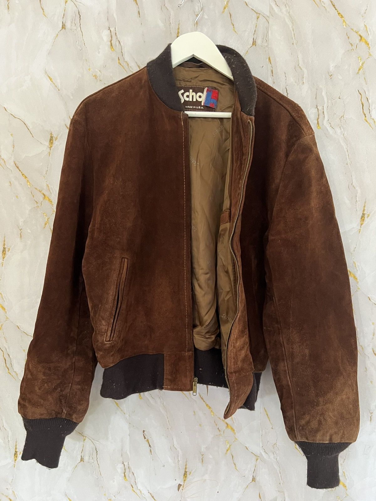 Schott Vintage Schott Leather Jacket – Iconic USA-Made Biker Style Size US L / EU 52-54 / 3 - 3 Thumbnail