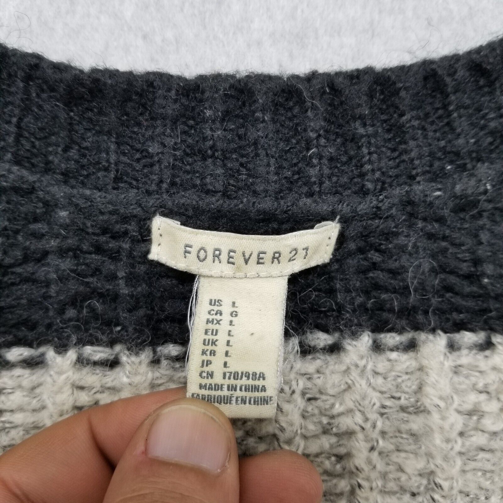 Forever 21 Forever 21 Sweater Womens Large Cardigan Buttons Long Sleeve Size L / US 10 / IT 46 - 4 Thumbnail