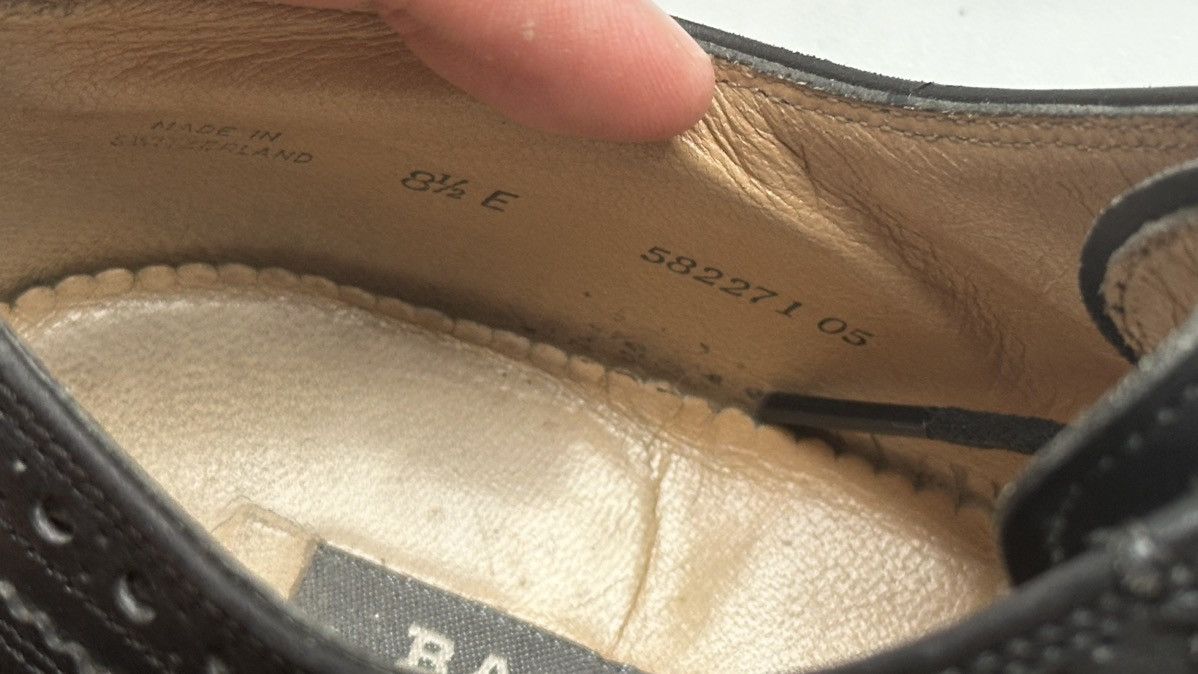 Bally Bally Leather Brogues Men Classic Shoes Size 8.5E Switz Size US 8.5 / EU 41-42 - 10 Thumbnail
