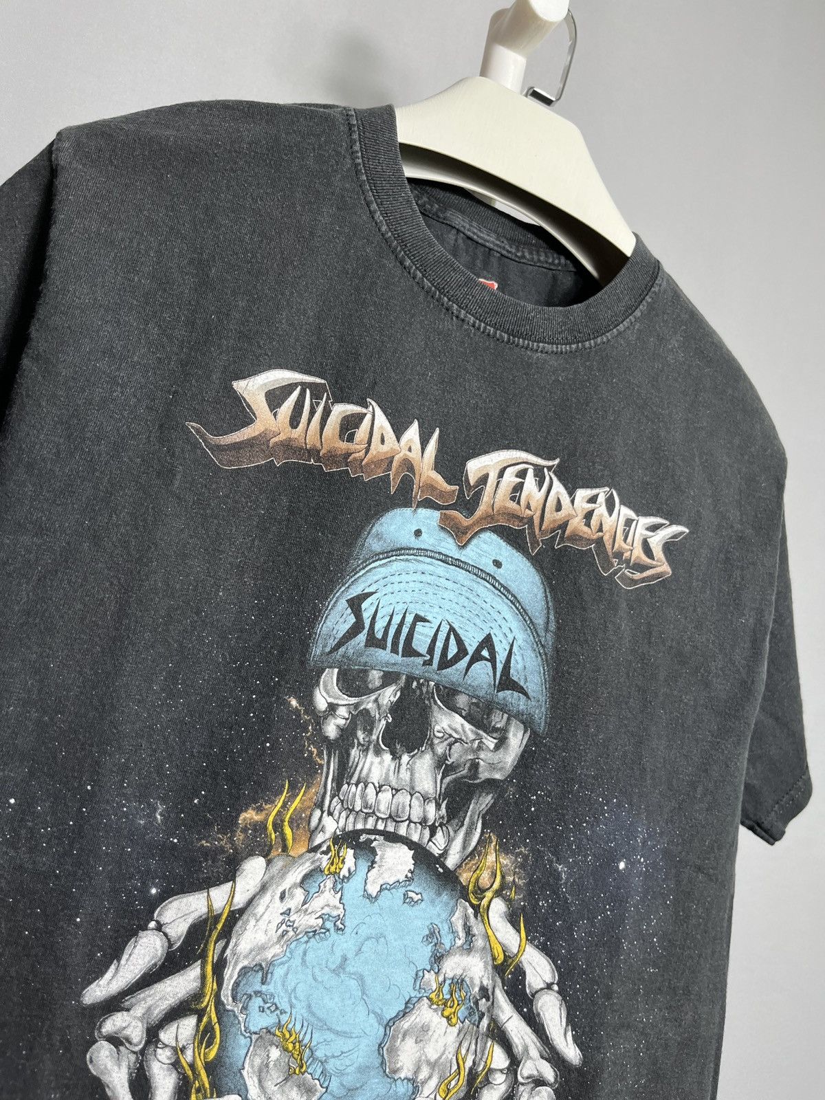 Band Tees × Hanes × Vintage Hanes Suicidal Tendencies World Gone Mad Shirt Y2K Band Tee Size US M / EU 48-50 / 2 - 3 Thumbnail
