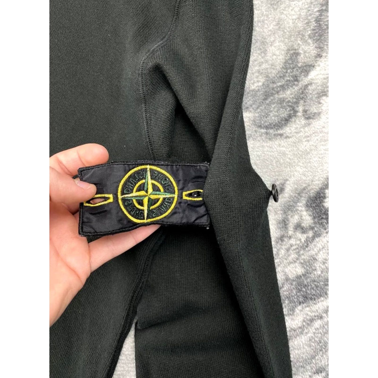 Stone Island VINTAGE Stone Island Sweatshirt Men Size XL Black 1/4 Zip Half Button 2007 Size US XL / EU 56 / 4 - 5 Thumbnail