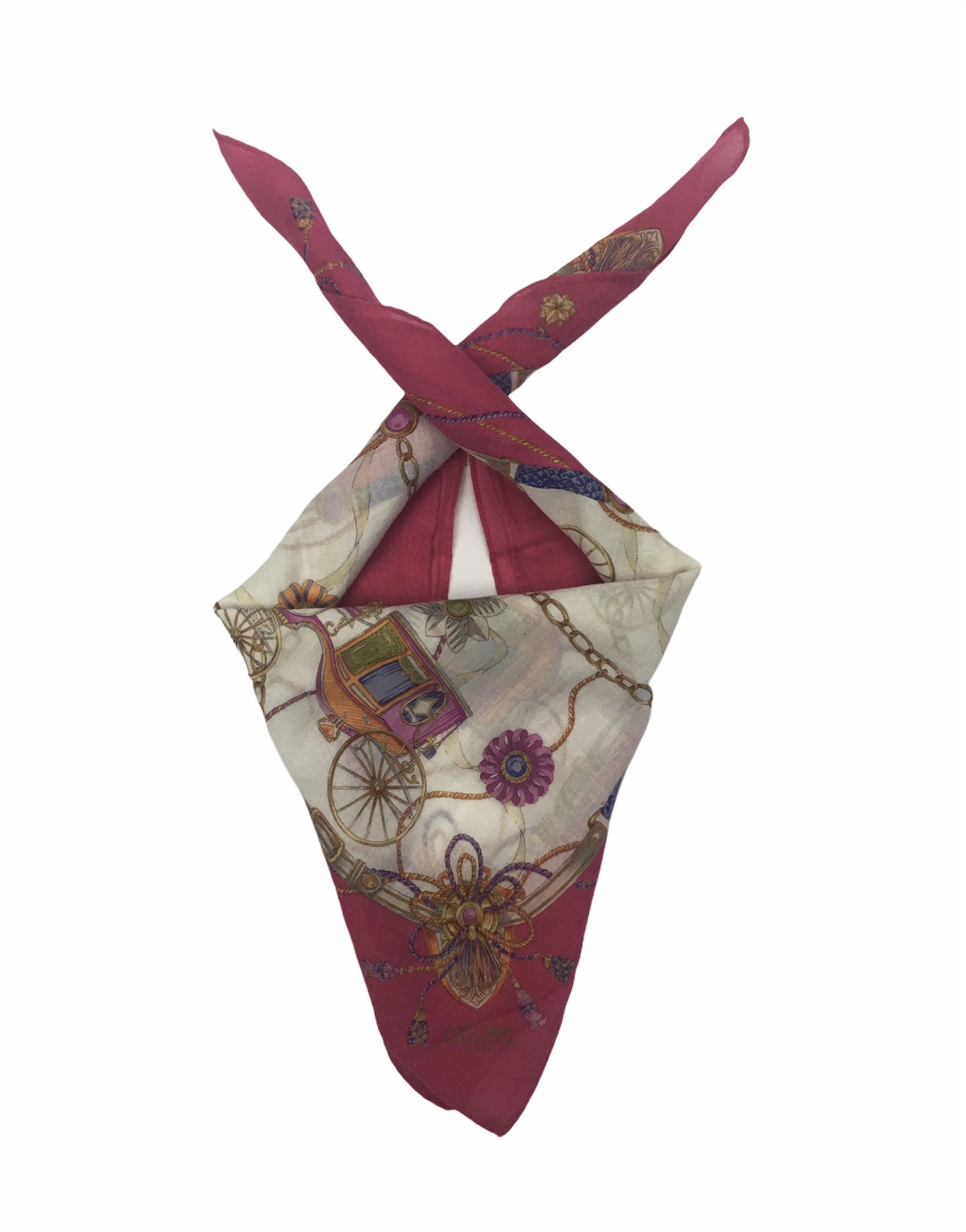 Celine Celine Handkerchief / Bandana / Neckerchief HKC0069 Size ONE SIZE - 2 Thumbnail