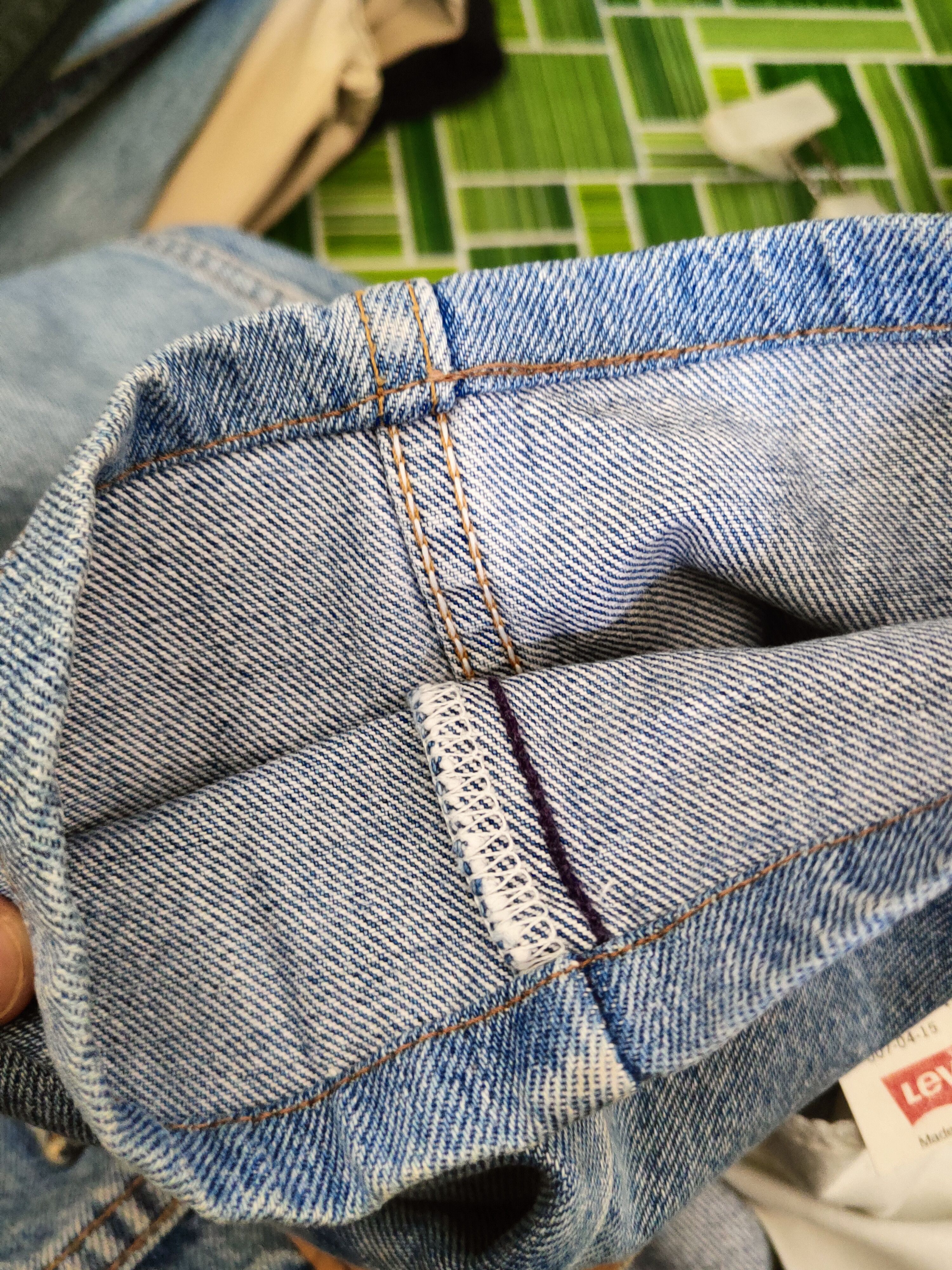 Levi's 607 Levi's Orange tab Blue Distressed Ripped Jeans #S2827 Size US 32 / EU 48 - 13 Thumbnail