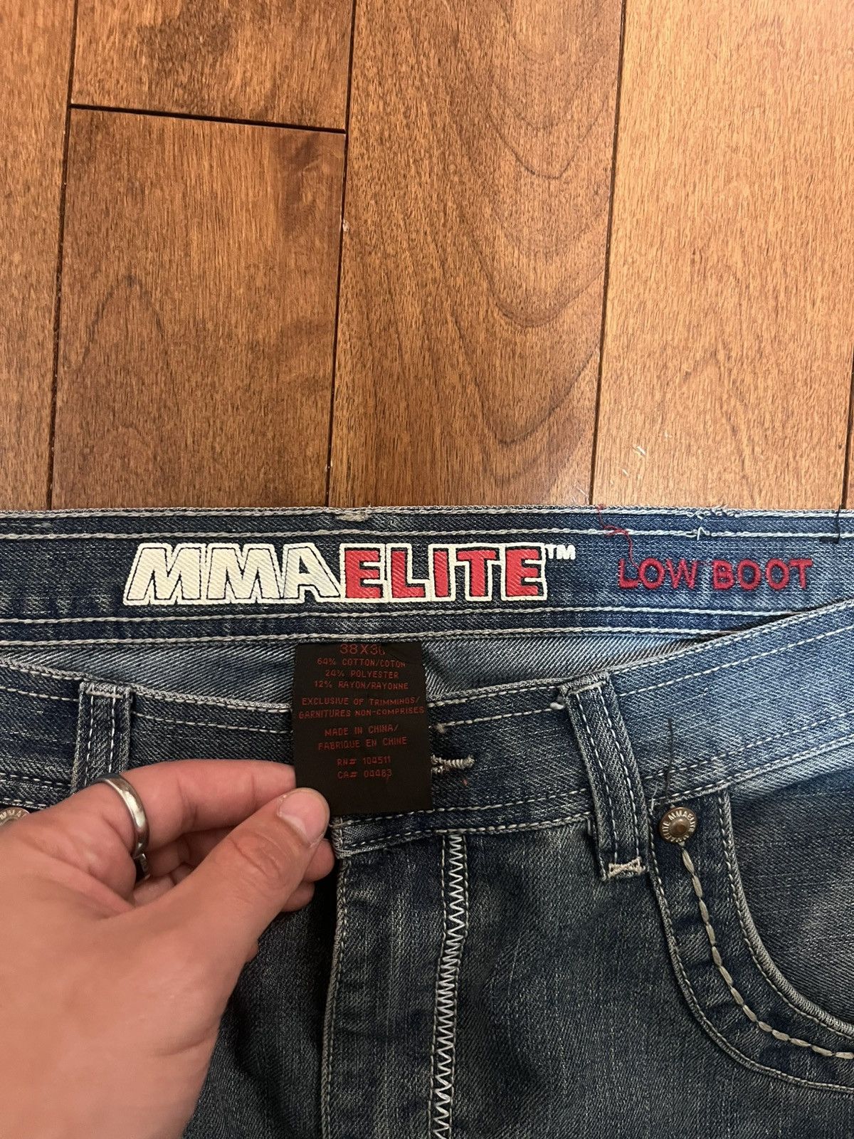 Vintage Baggy y2k mma elite bootcut jeans Size US 38 / EU 54 - 4 Thumbnail