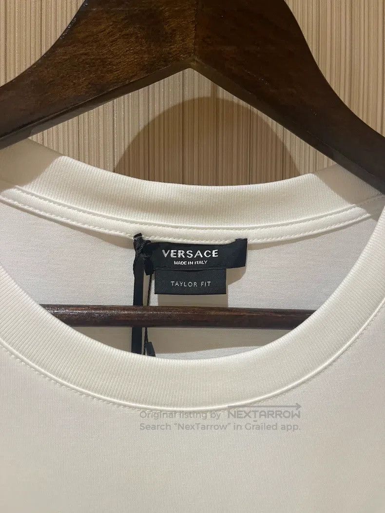 Versace Versace White short-sleeved T-shirt Size US L / EU 52-54 / 3 - 4 Thumbnail