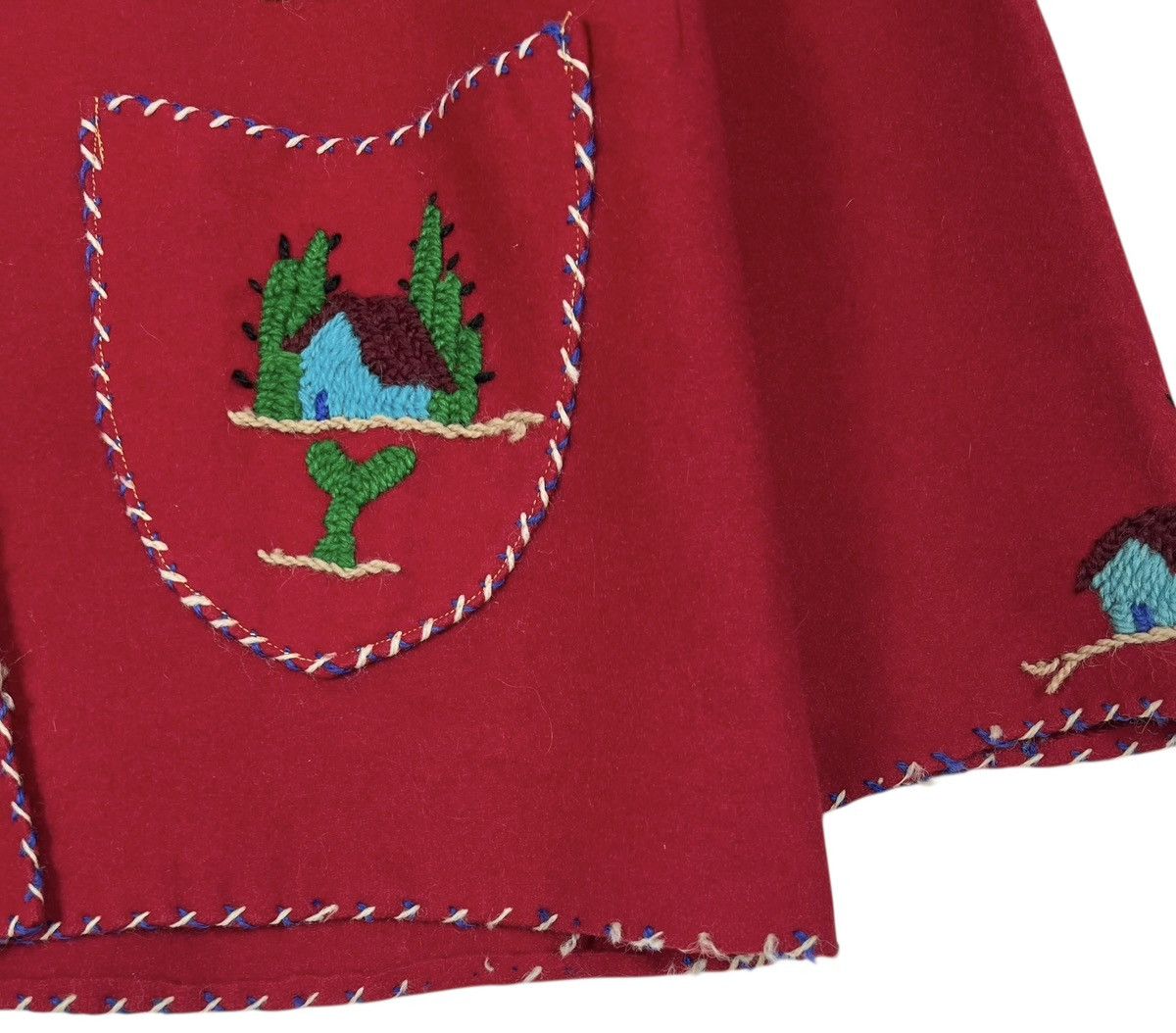 Mexicana Vintage 1940s-1950s hand embroidered Mexican souvenir jacket Size S / US 4 / IT 40 - 7 Thumbnail