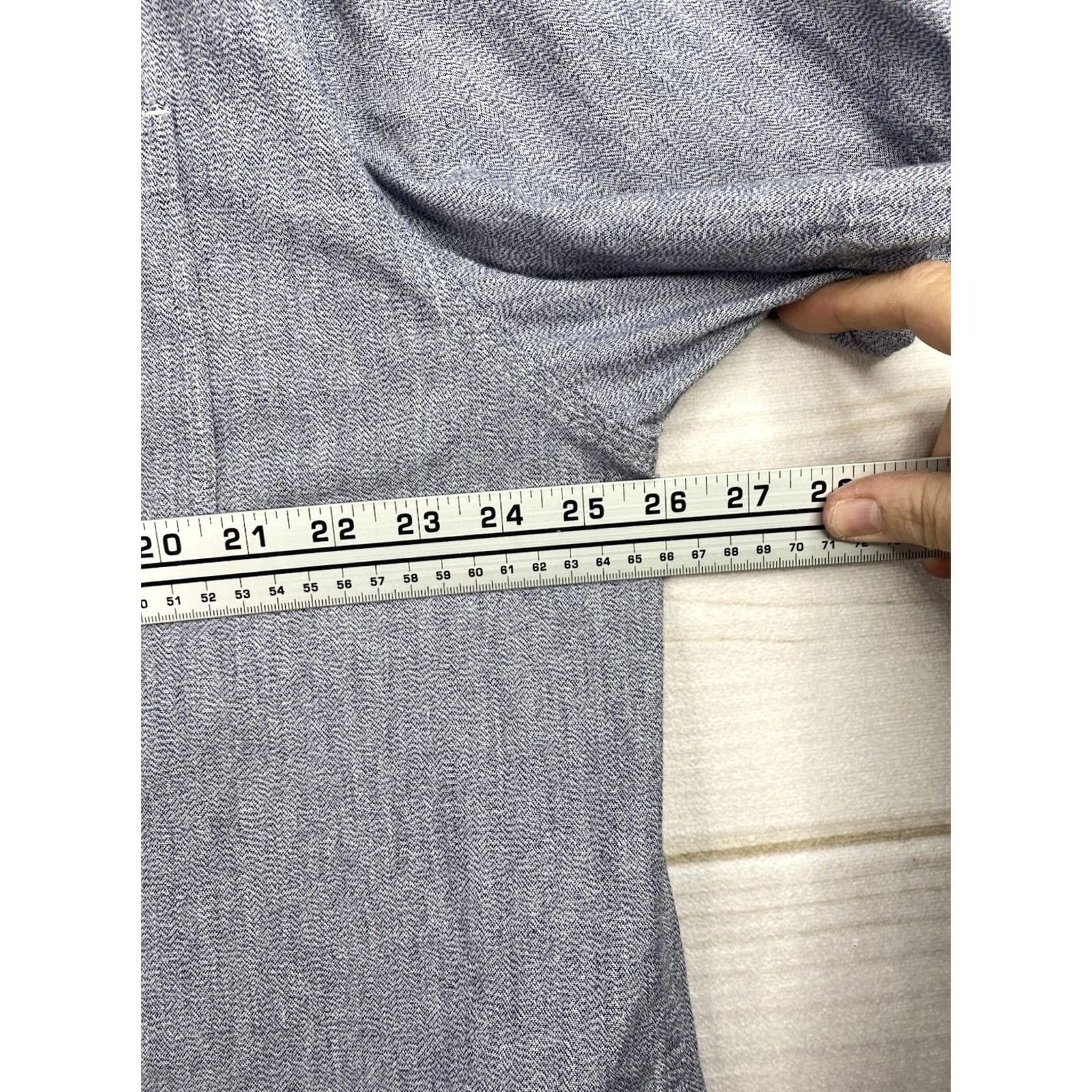 Prana prAna Shirt Mens XXL Blue Button Down Organic Cotton Casual Hiking Chest Pocket Size US XXL / EU 58 / 5 - 8 Thumbnail