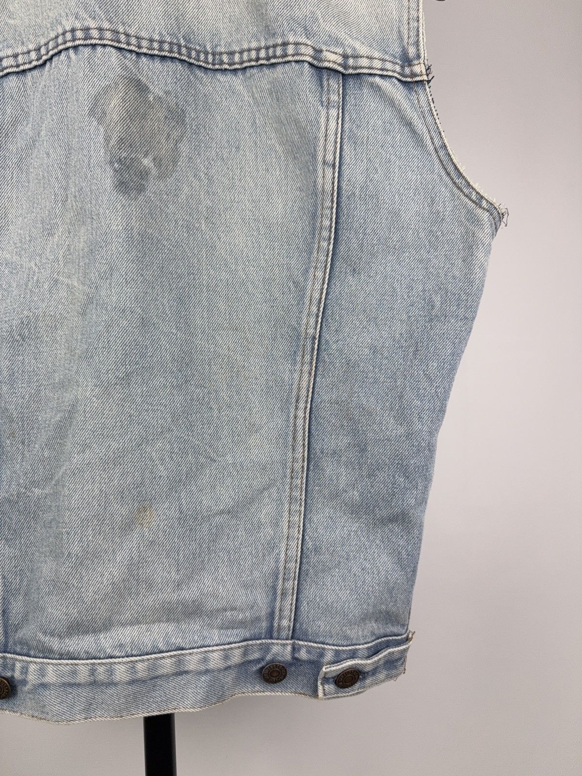 Levi's Vintage Clothing Vintage 80s Archive Retro Levi’s Denim Vest Made in France Size M / US 6-8 / IT 42-44 - 12 Thumbnail