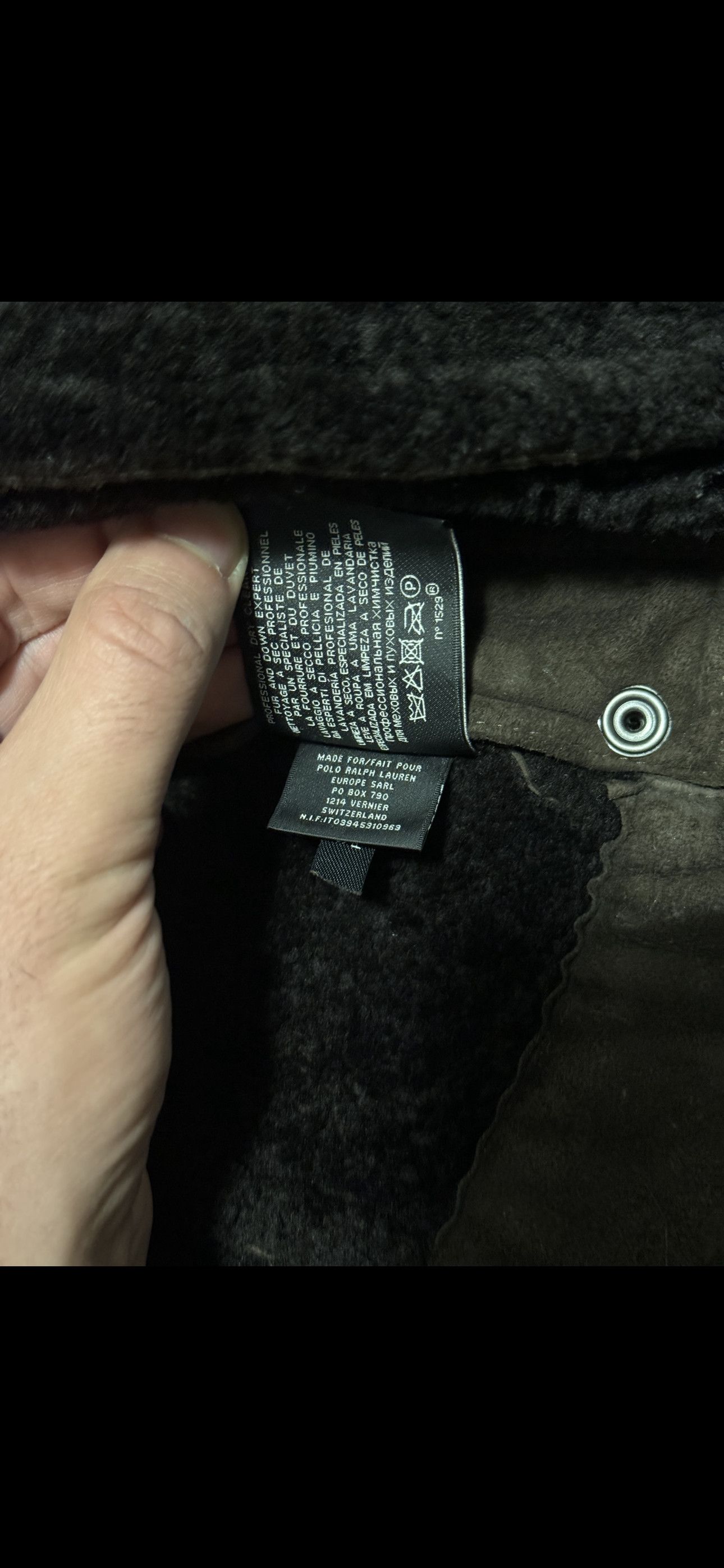 Ralph Lauren Black Label Biker Lamb suede and Shearling Leather Jacket Size US S / EU 44-46 / 1 - 14 Thumbnail