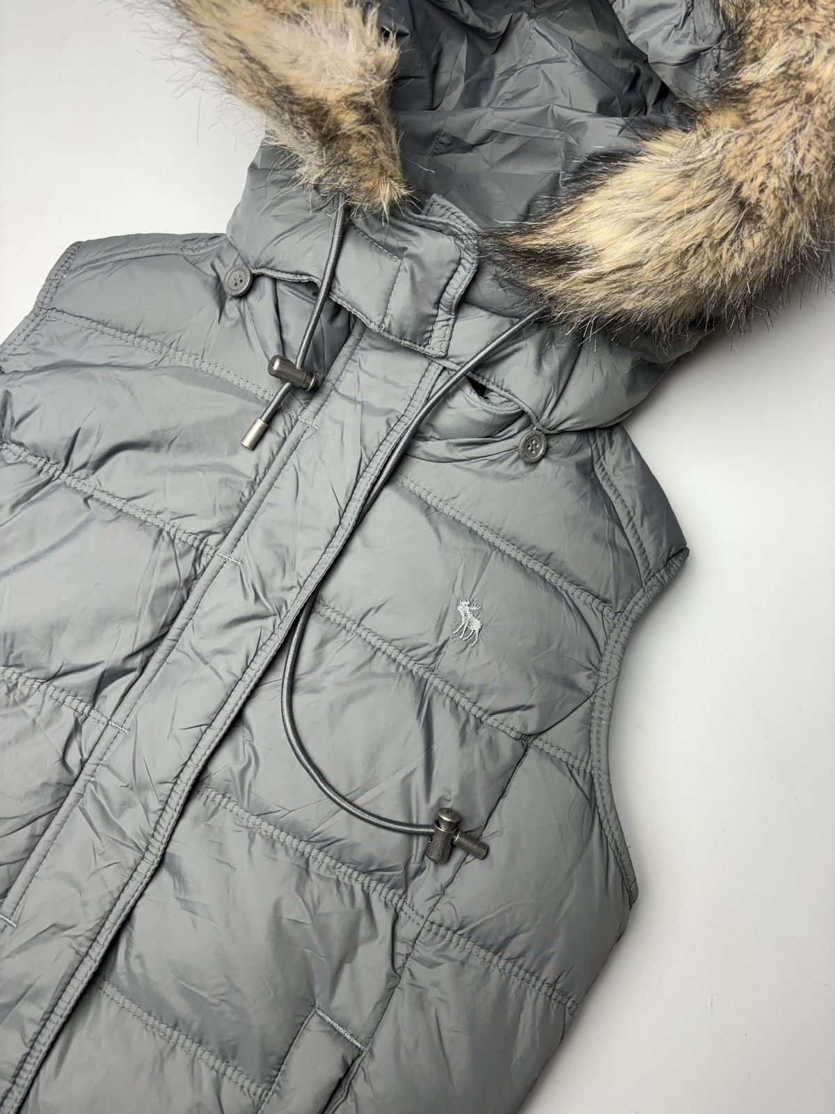 Abercrombie & Fitch × Vintage Abercrombie fitch vintage faux fur winter down vest Size M / US 6-8 / IT 42-44 - 10 Thumbnail