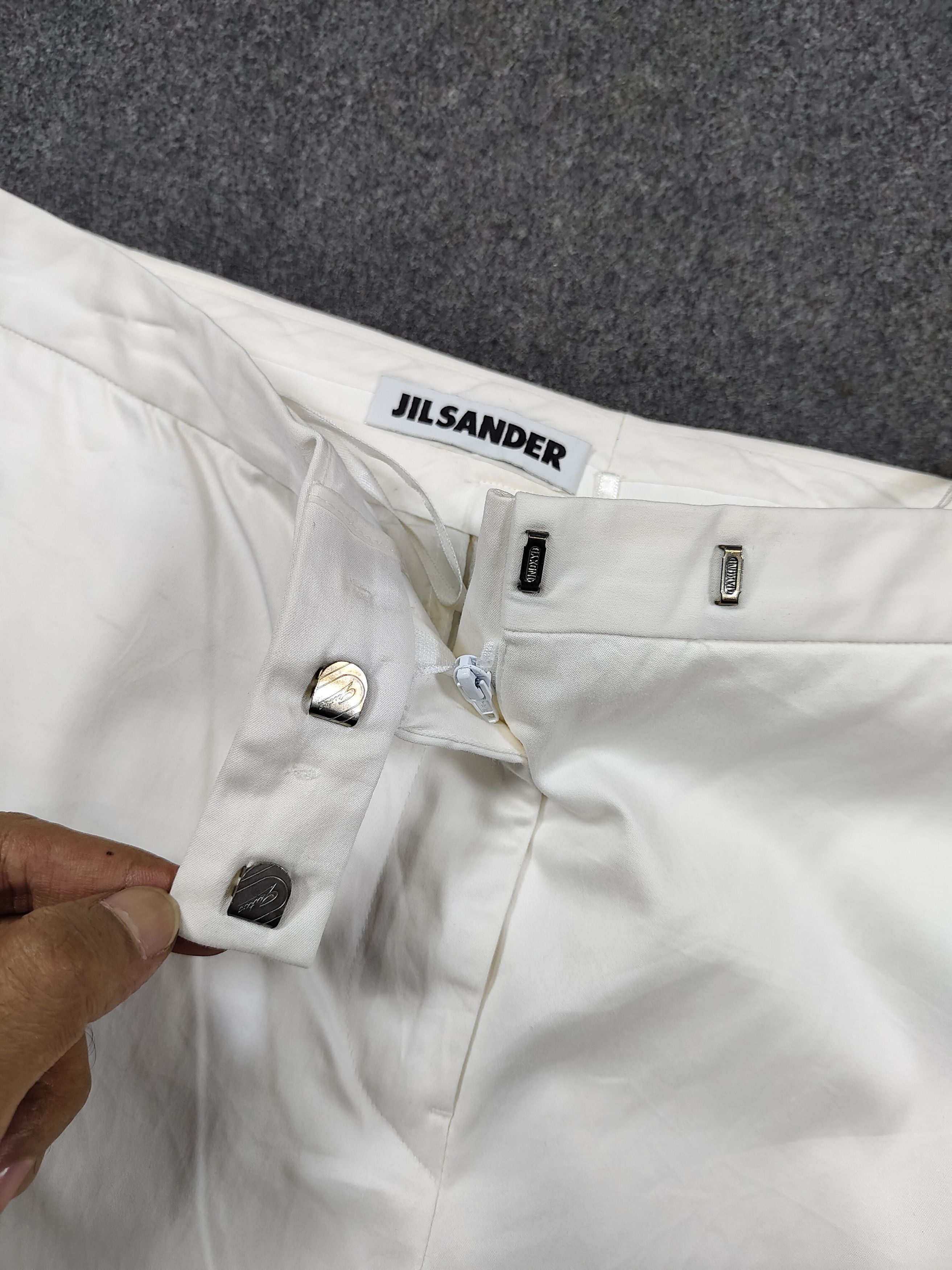 Jil Sander Jil Sander- Minimalist Tailored Clean Cut Trousers Size 29" - 5 Thumbnail