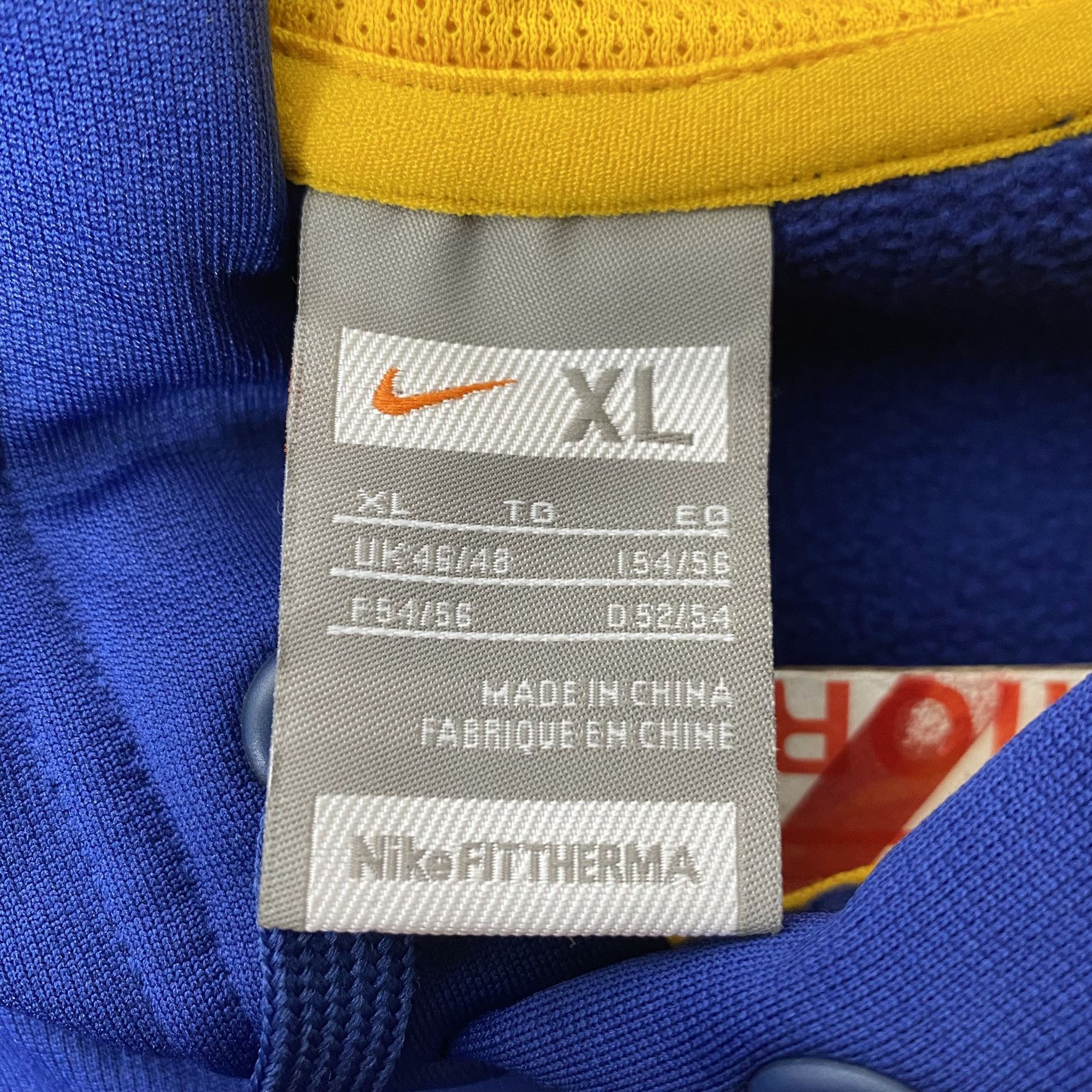Nike Nike Hoodie Royal Piping Vented Therma Fit Pullover Size US XL / EU 56 / 4 - 3 Thumbnail