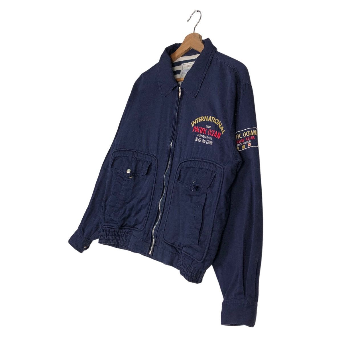 Hysteric Glamour 🔥Vintage Bomber Jacket Pacific Ocean Big Logo Union Size US M / EU 48-50 / 2 - 7 Thumbnail