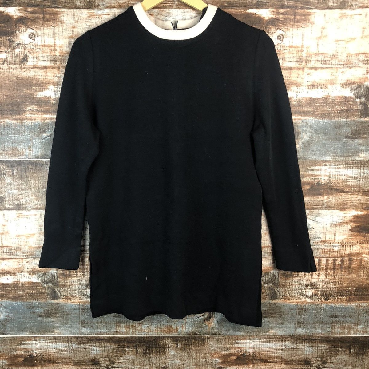 Homespun Knitwear × Japanese Brand Racine Jersey Black Knitwear #A1895 Size M / US 6-8 / IT 42-44 - 3 Thumbnail