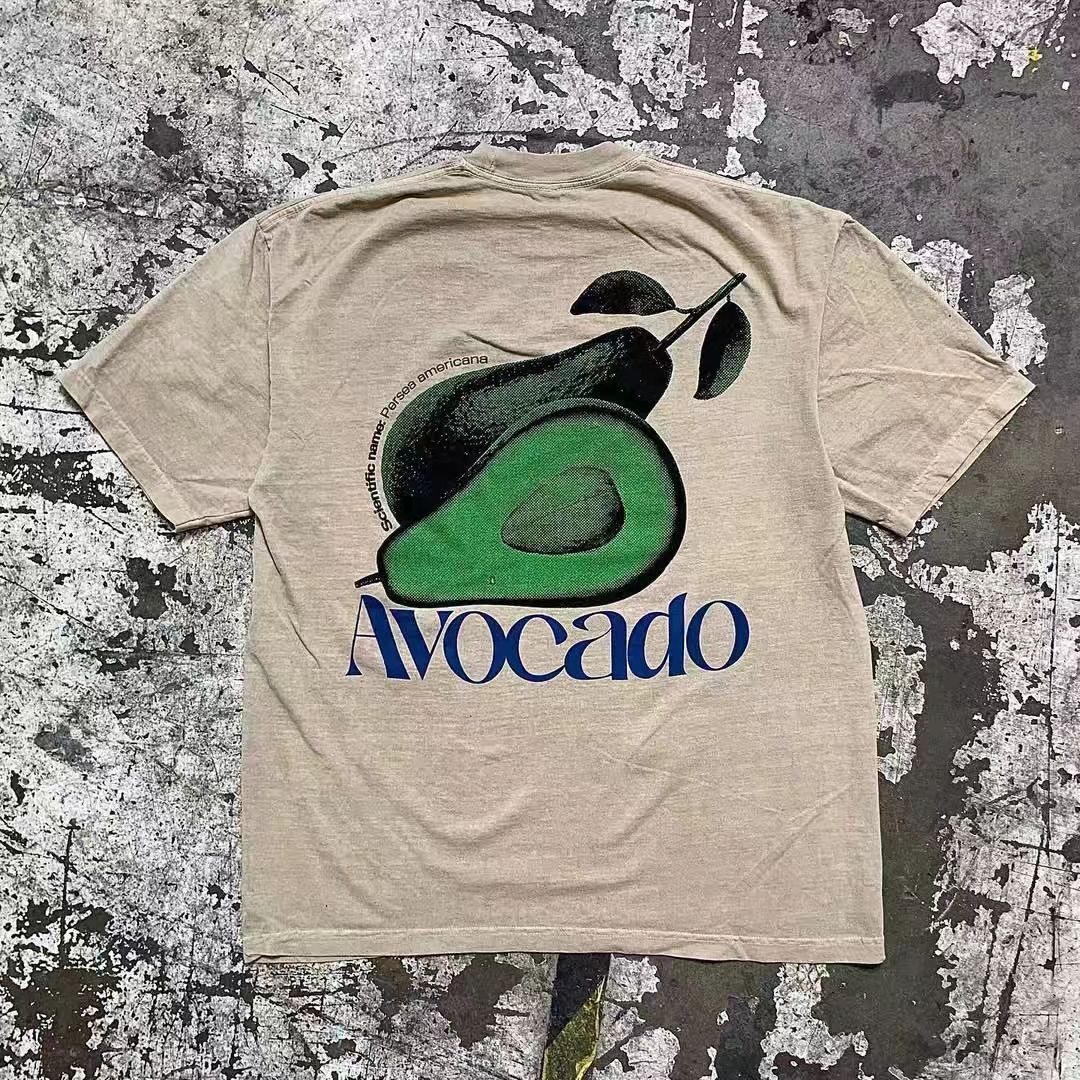 Japanese Brand × Vintage Avocado pattern beige casual retro t-shirt Size US M / EU 48-50 / 2 - 1 Thumbnail